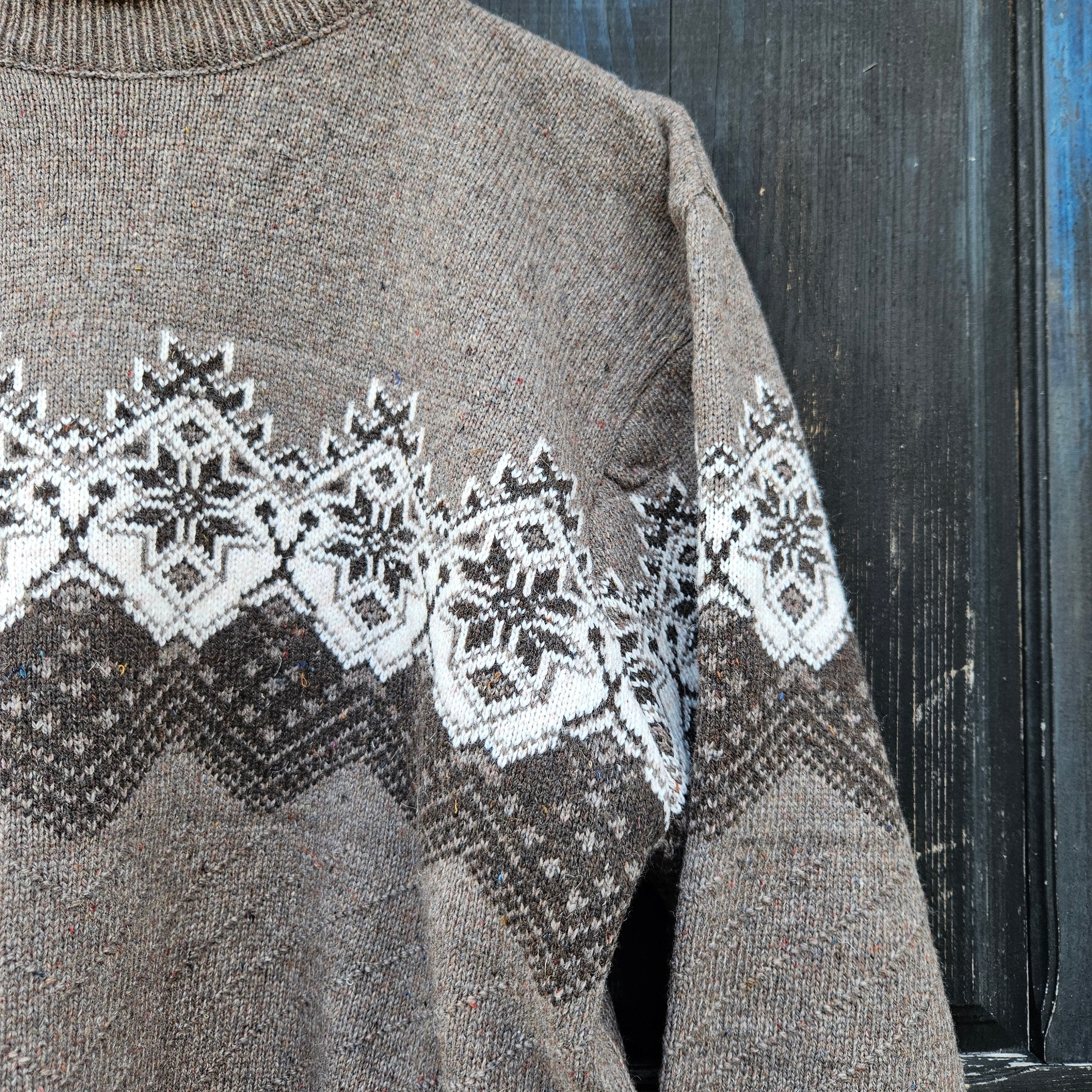 Men Wool Sweater | Warm Wool Cardigan – Handmade Scandinavian Knitwear Jumper