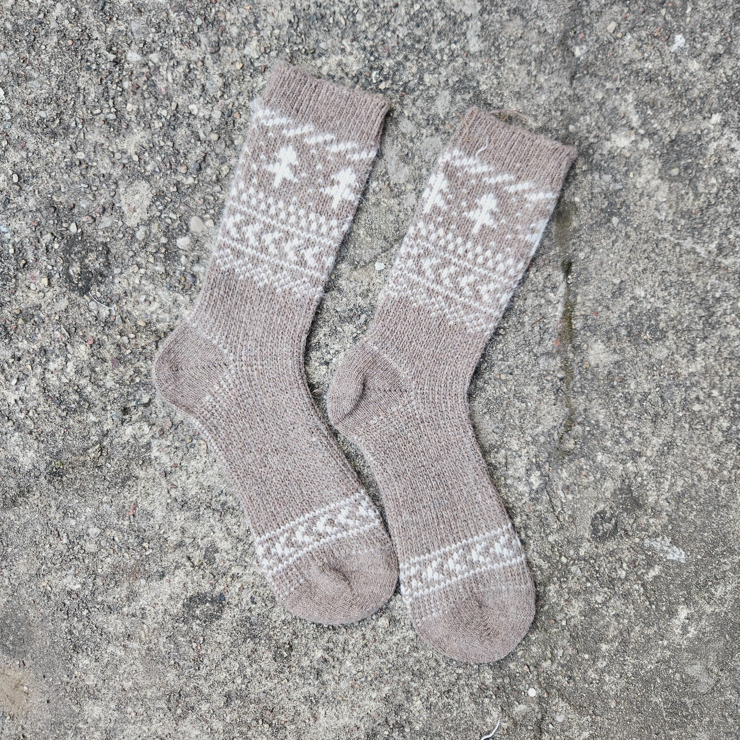 Alpaca Wool Socks – Warm Thermal Hiking Socks With Reinforced Arch Support