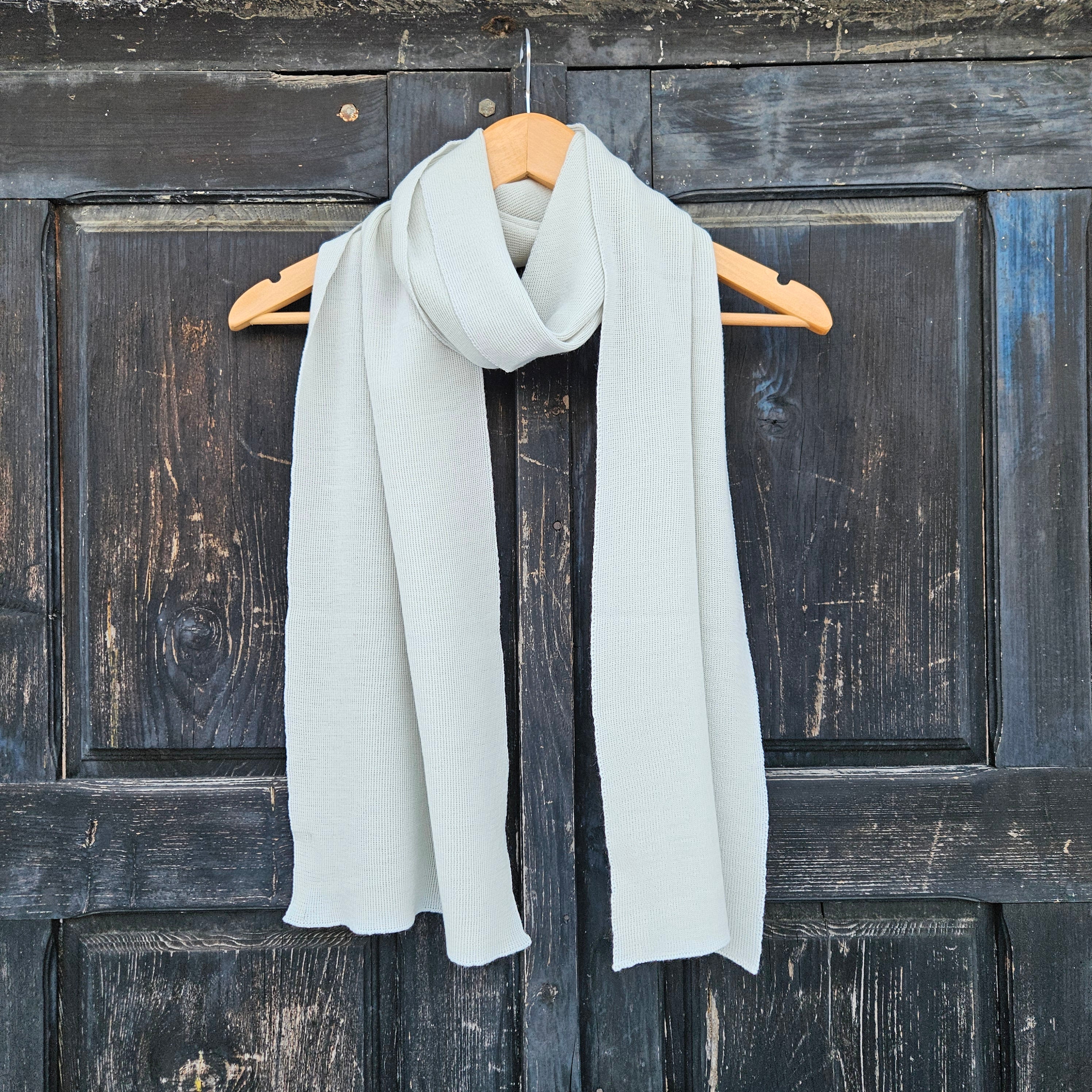 100% MERINO wool SCARF blue purple / Lightweight and Soft small wool scarf/ Washable Functional unisex neckwear/ Gift idea for men women