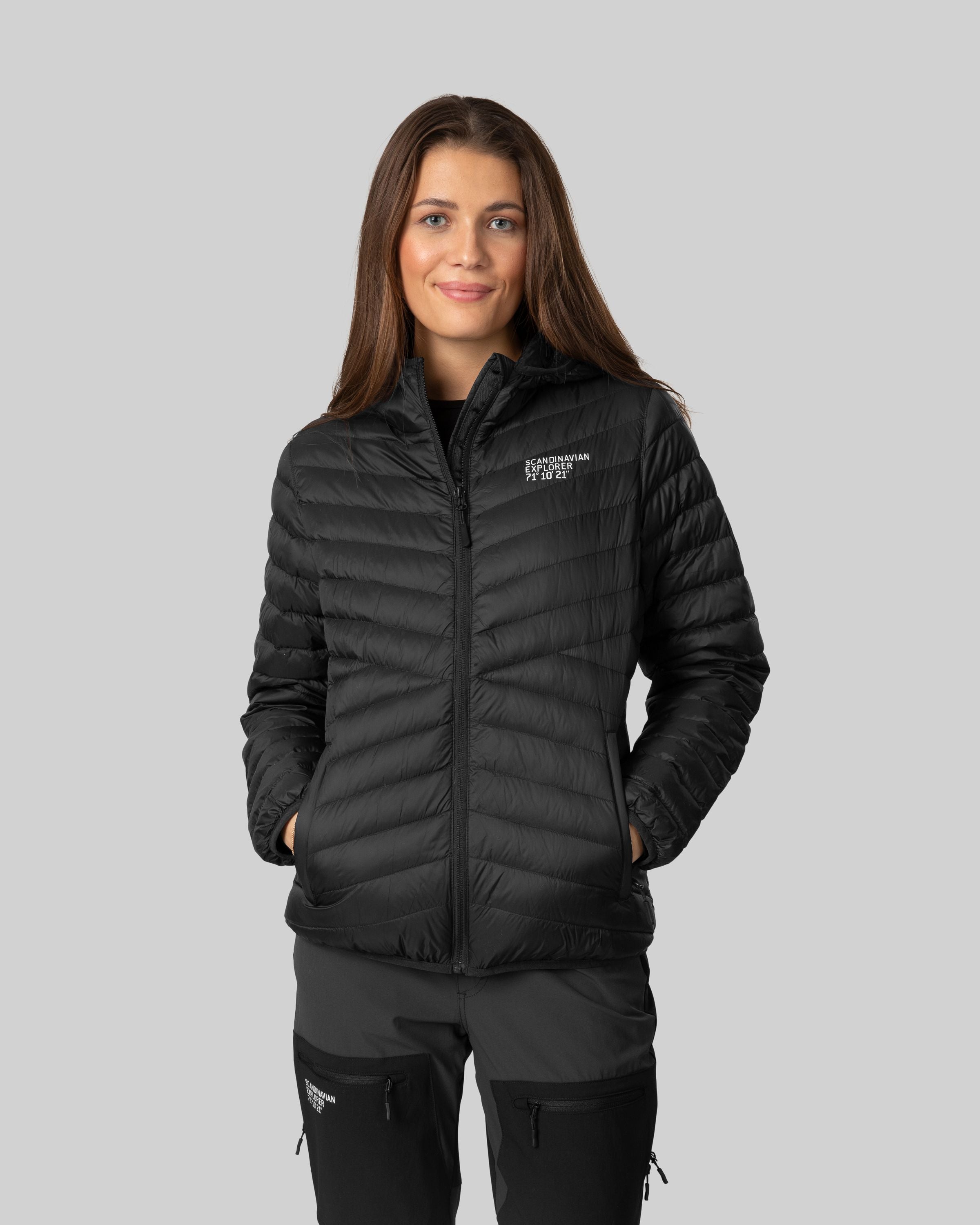 Scandinavian explorer  - Down Jacket Ultra Light Women - Black