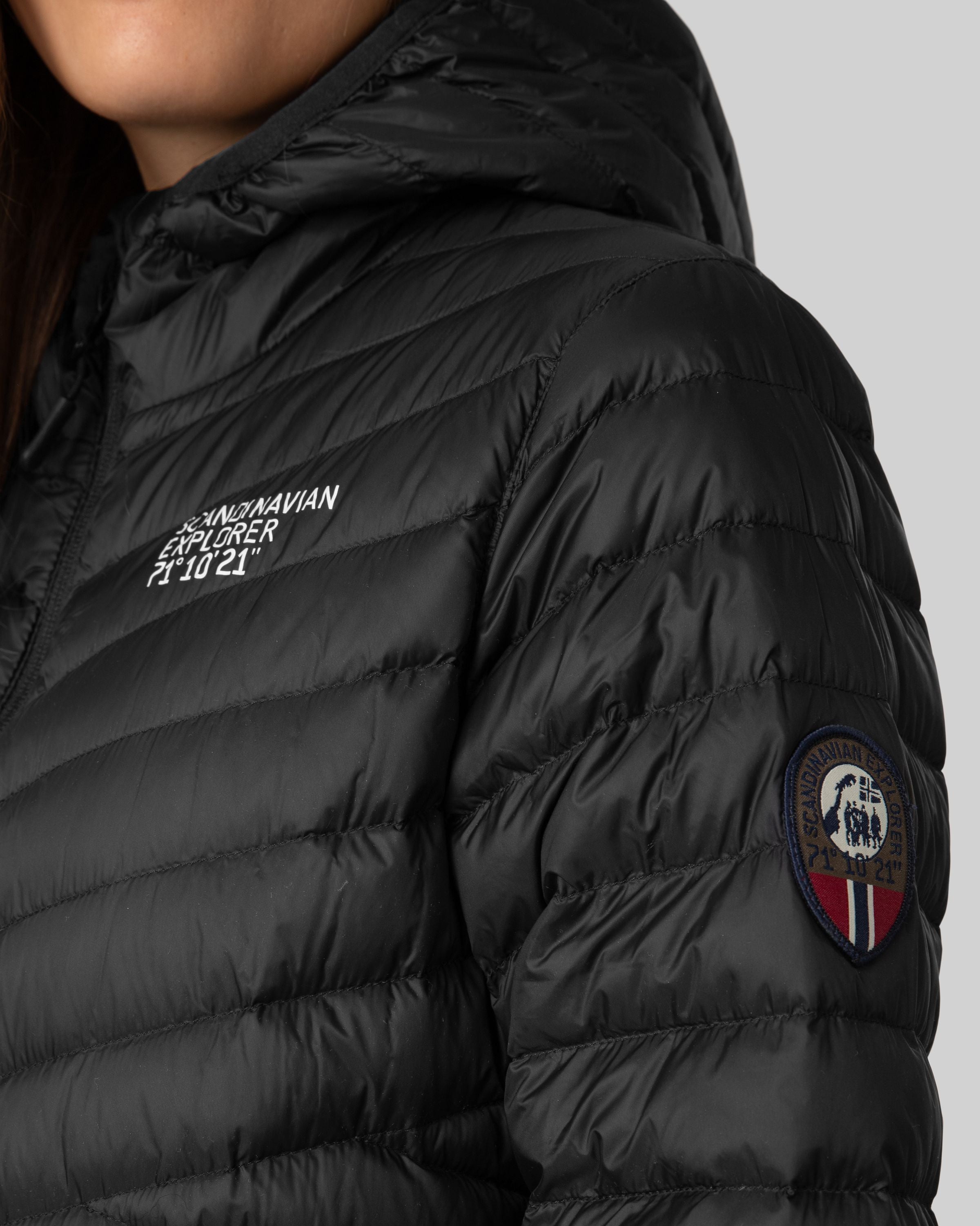 Scandinavian explorer  - Down Jacket Ultra Light Women - Black