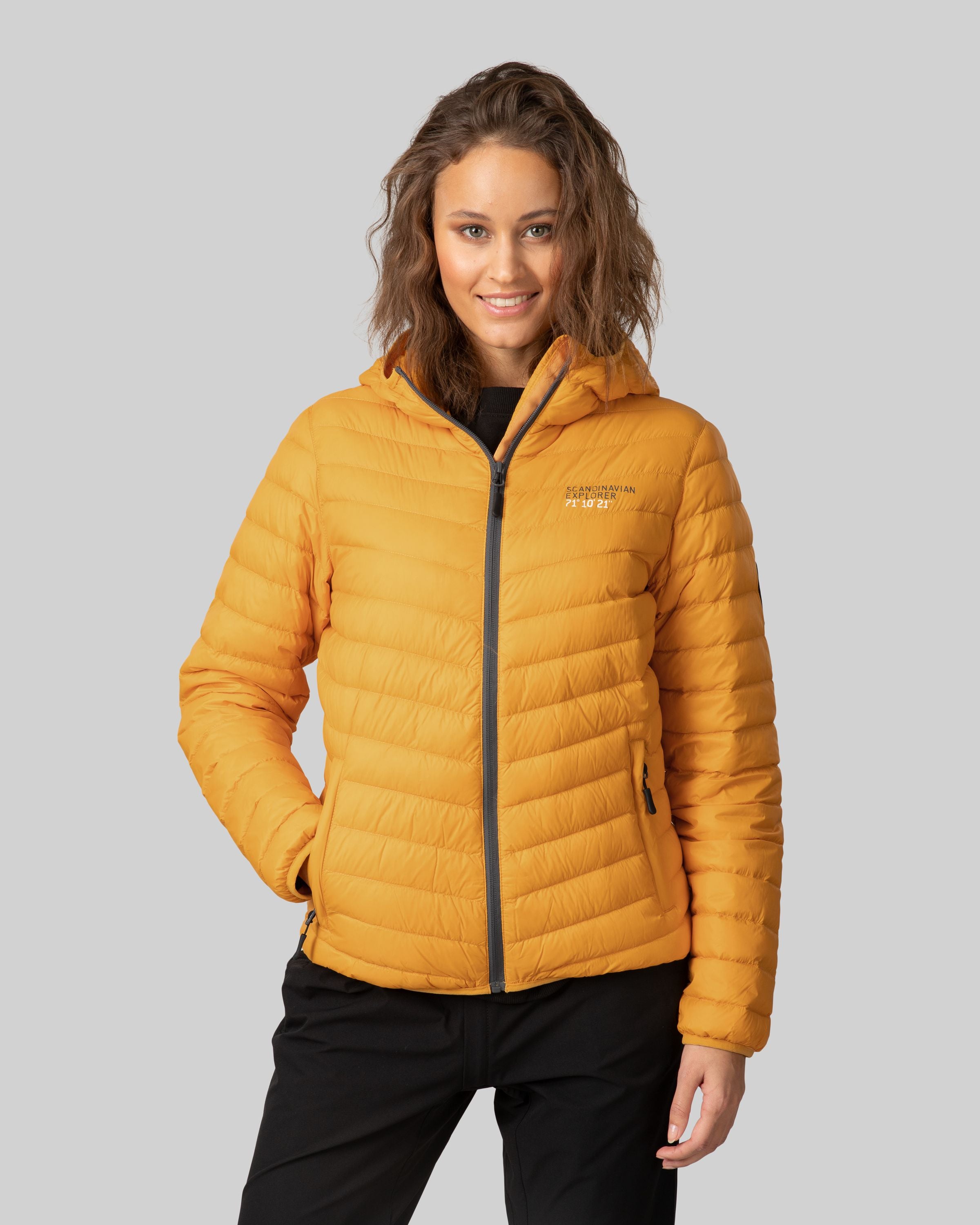 Scandinavian explorer  - Down Jacket Ultra Light Women - Yellow