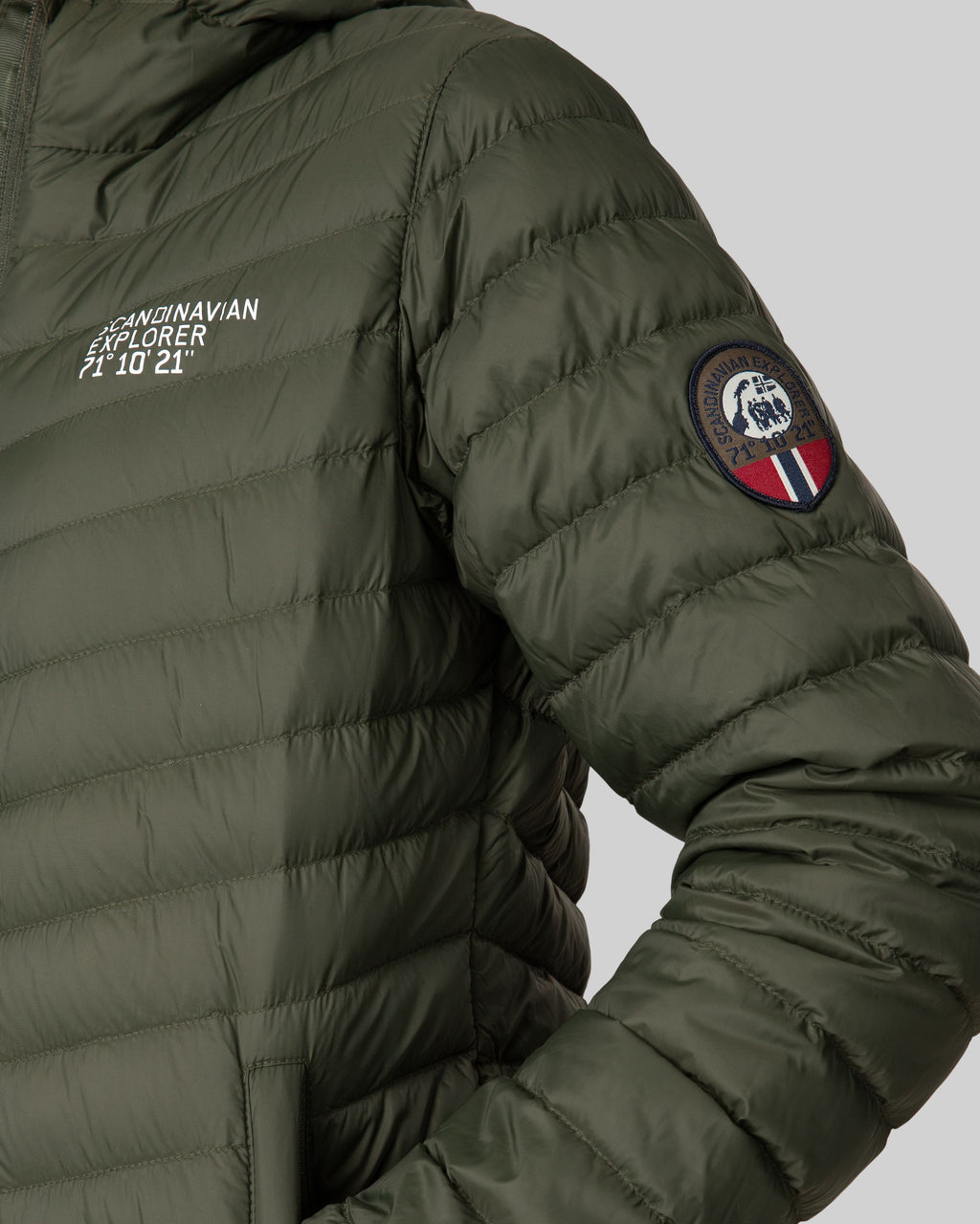 Scandinavian explorer  - Down Jacket Ultra Light Women - Dark green