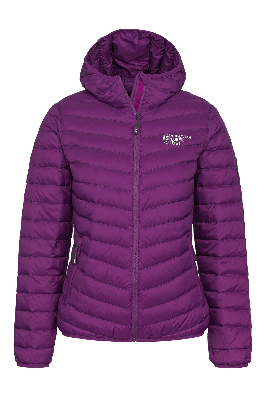 Scandinavian explorer  - Down Jacket Ultra Light Women - Dark purple