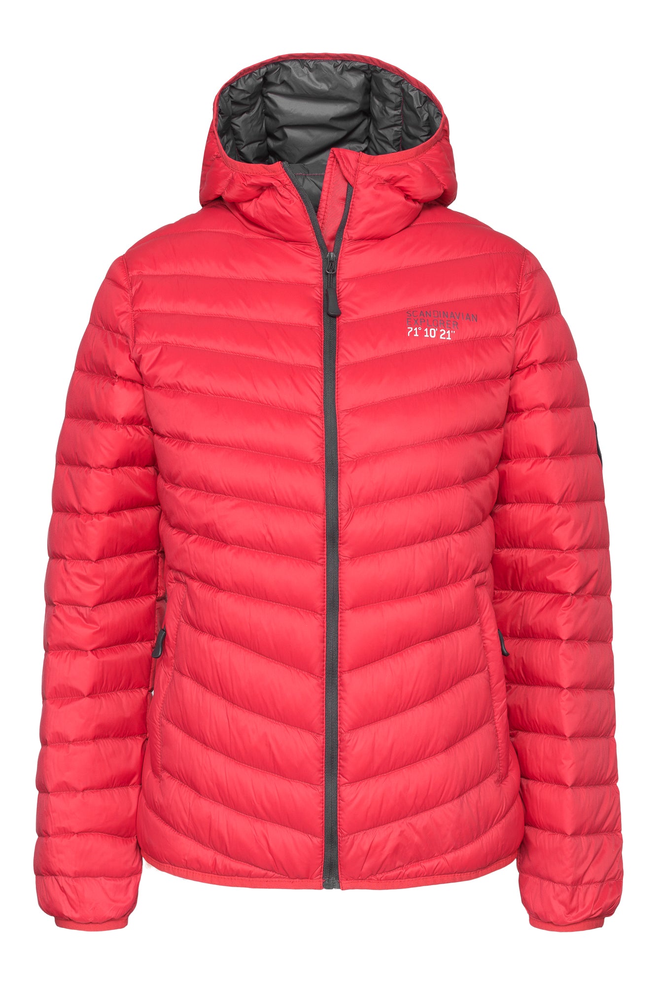 Scandinavian explorer  - Down Jacket Ultra Light Women - Red