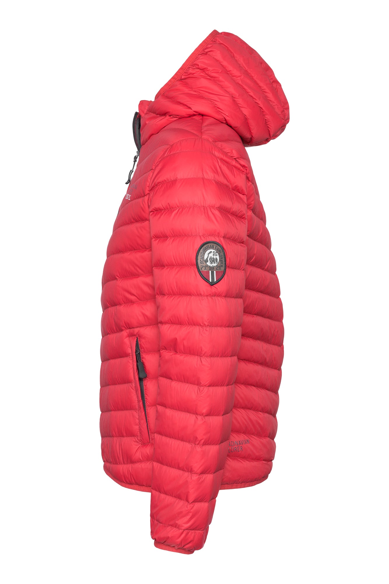 Scandinavian explorer  - Down Jacket Ultra Light Women - Red
