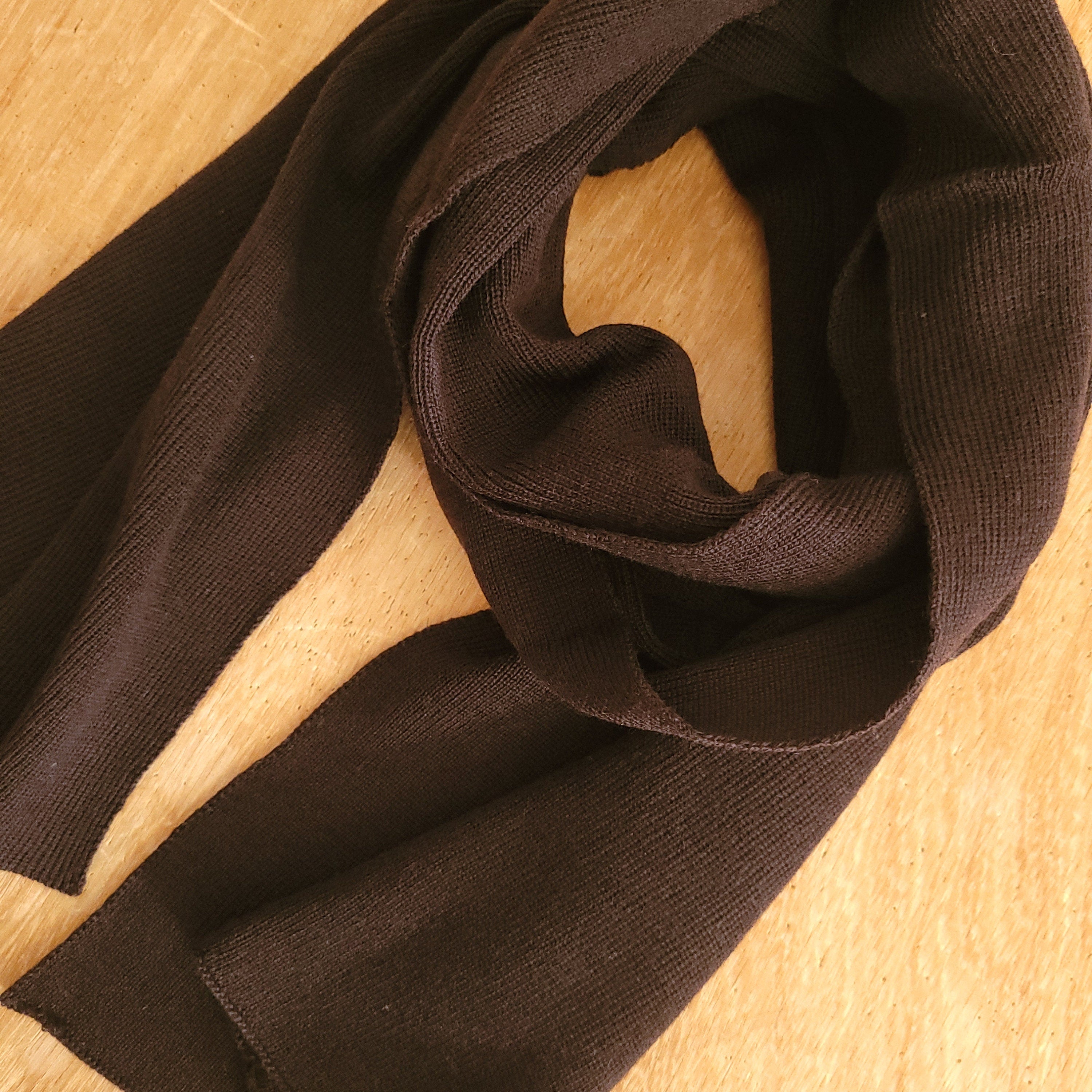 100% MERINO wool SCARF beige / Lightweight and Soft small wool scarf/ Washable Functional unisex neckwear/ Gift idea for men women