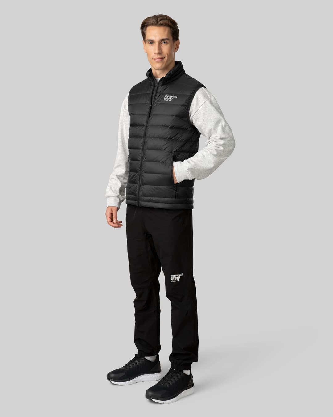 Unisex Ultra Light Down Vest - Black - Scandinavian Explorer