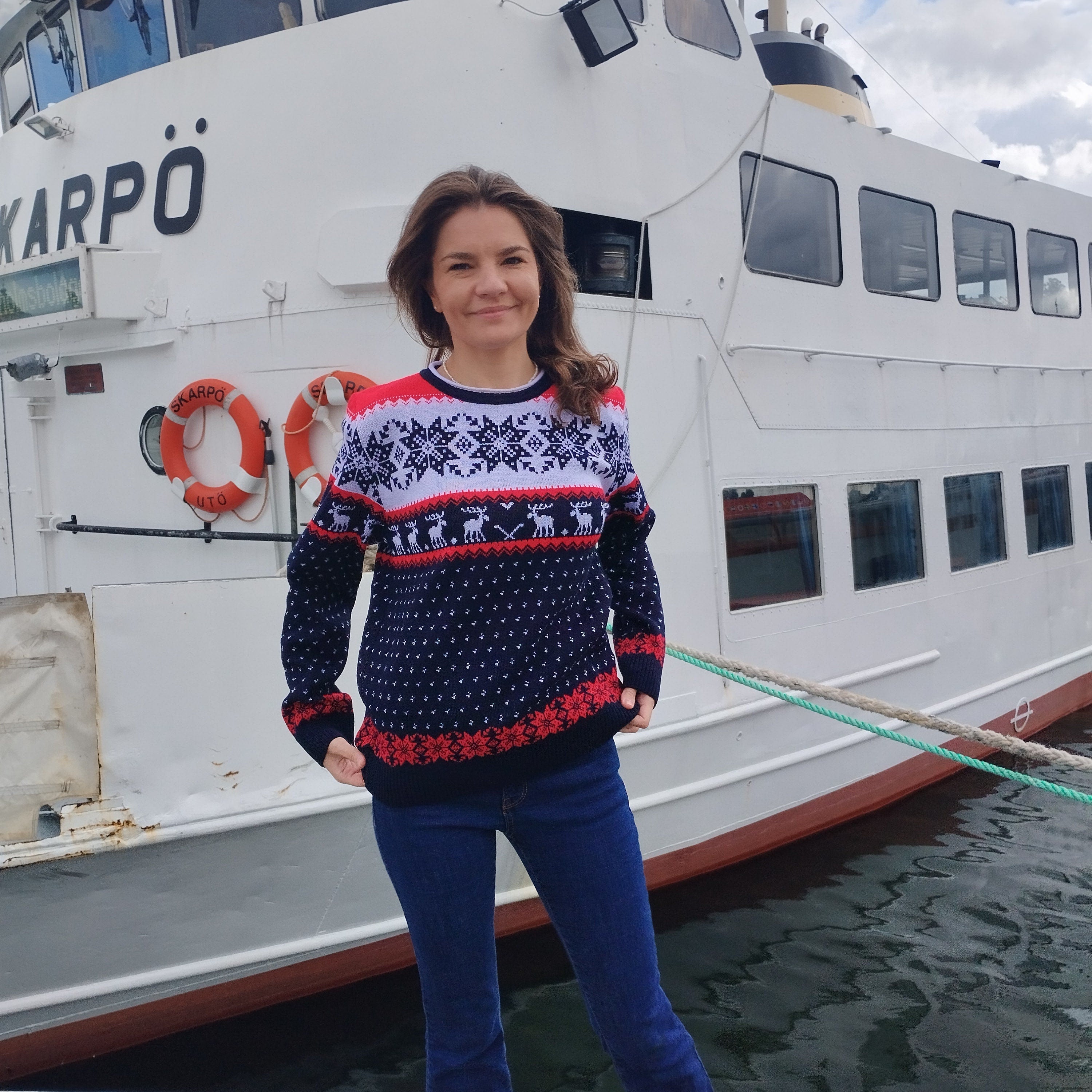 Wool Jumper Scandinavian Sweater – Lightweight Organic Wool Pullover For Winter Knitwear