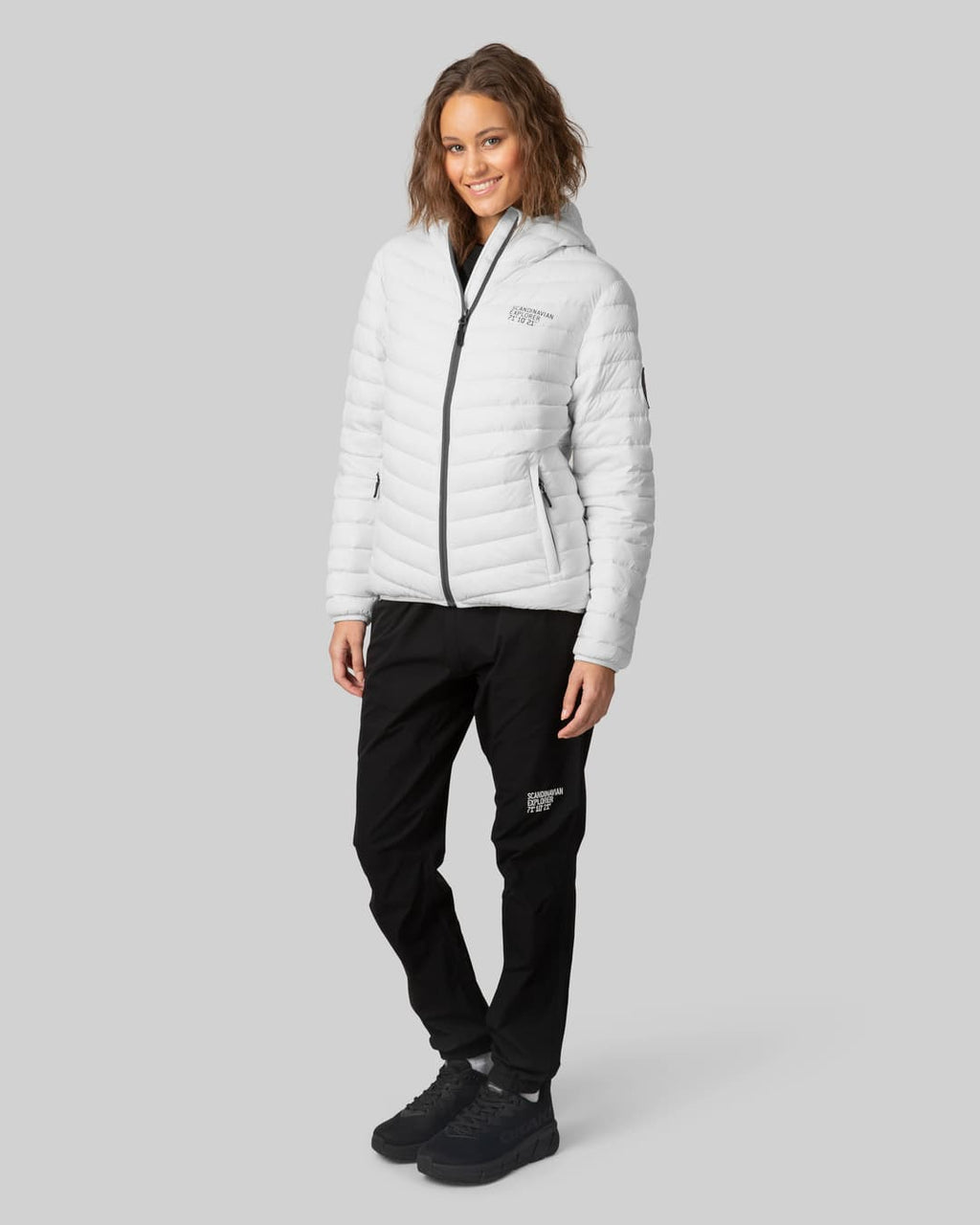 Scandinavian explorer  - Down Jacket Ultra Light Women - White