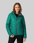 Scandinavian explorer  - Down Jacket Ultra Light Women - green Sea