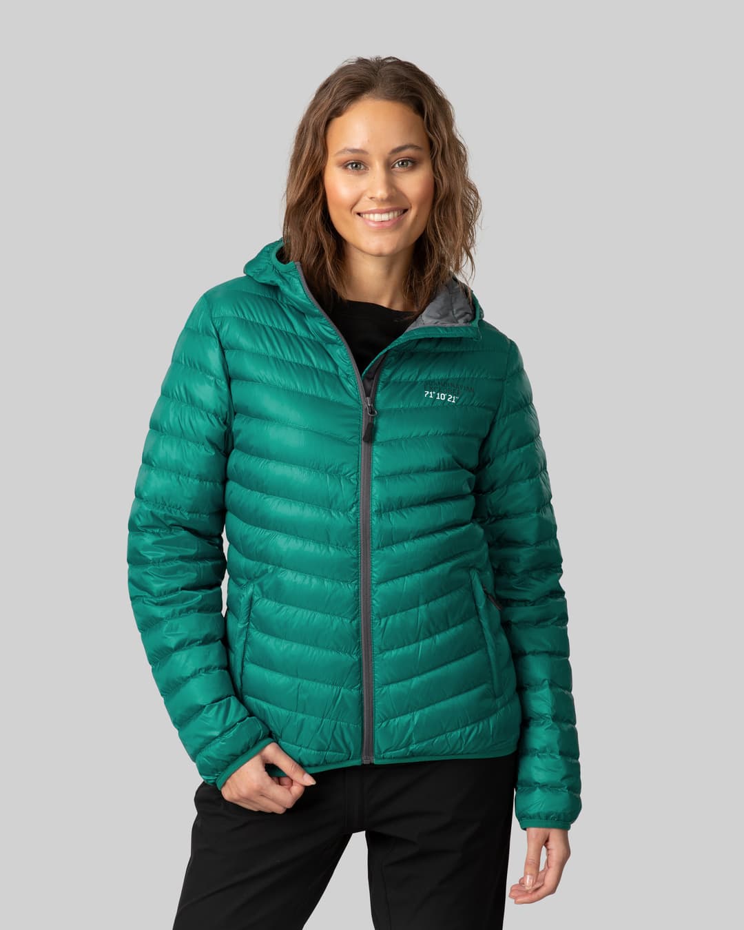 Scandinavian explorer  - Down Jacket Ultra Light Women - green Sea