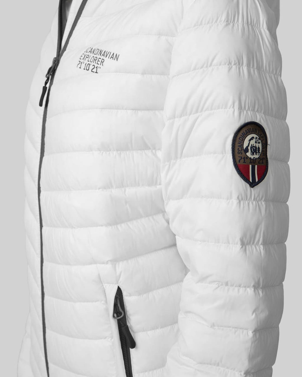 Scandinavian explorer  - Down Jacket Ultra Light Women - White