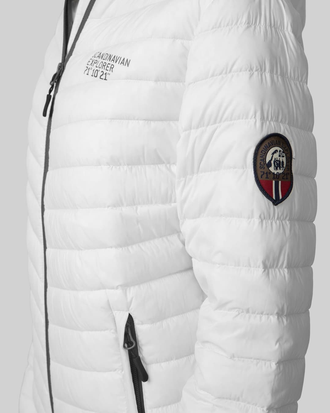 Scandinavian explorer  - Down Jacket Ultra Light Women - White