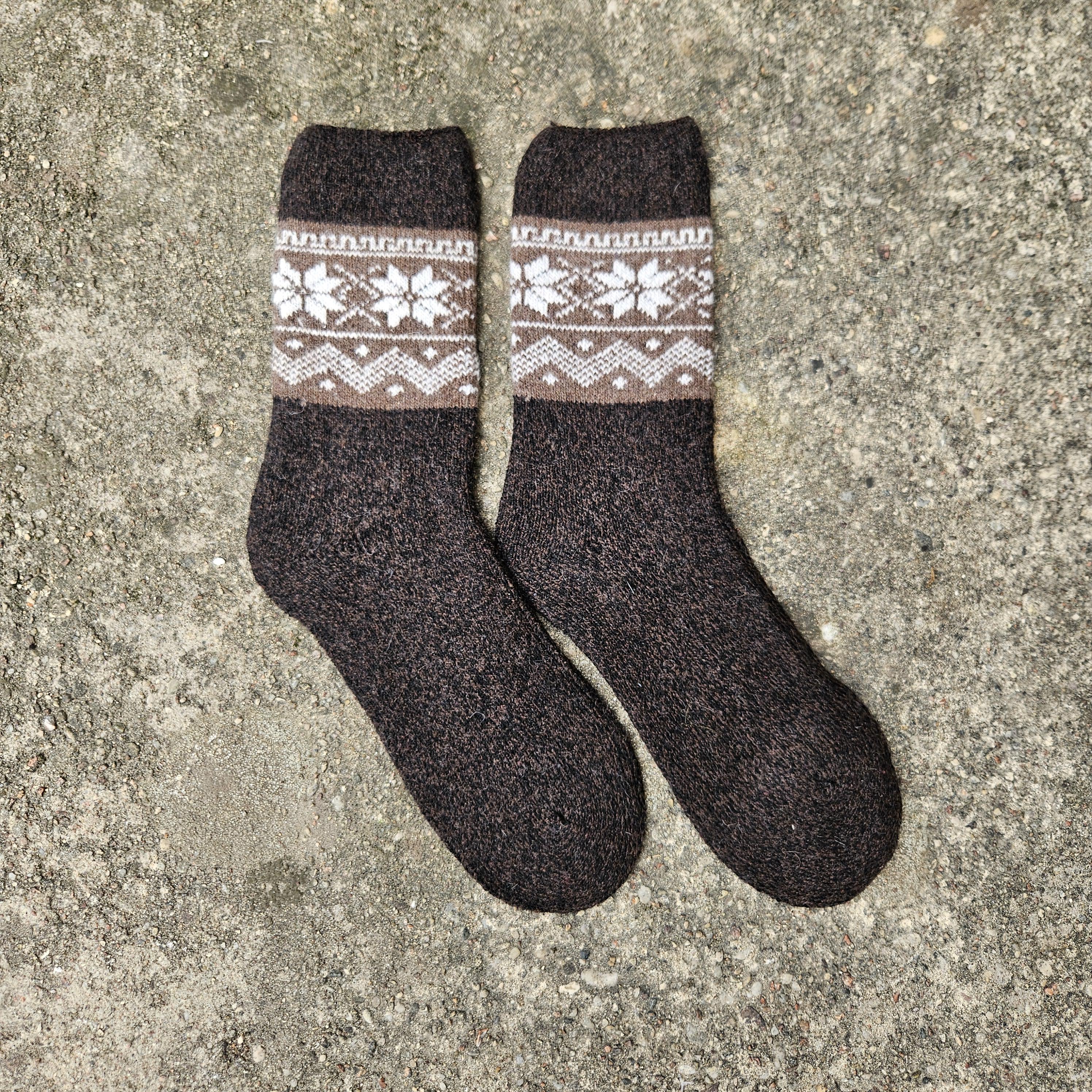 Alpaca Wool Socks – Thick Non Binding Ankle Socks for Diabetic Circulatory Support