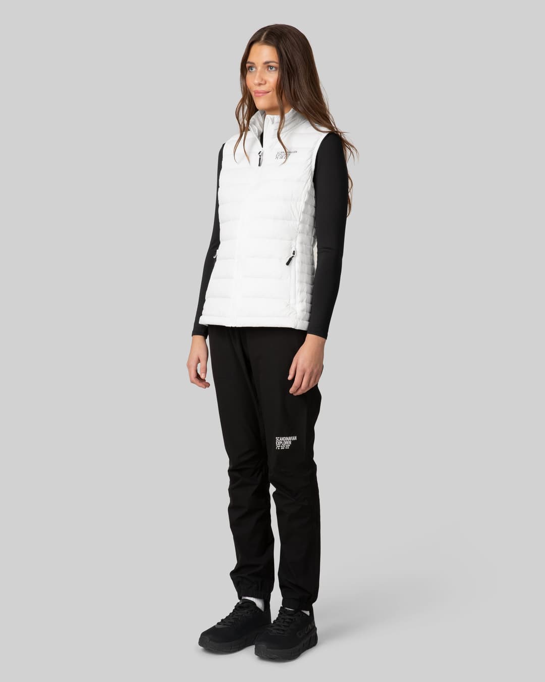 Down Vest Ultra Light Women - White - Scandinavian Explorer