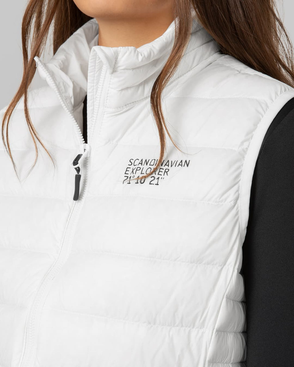 Down Vest Ultra Light Women - White - Scandinavian Explorer