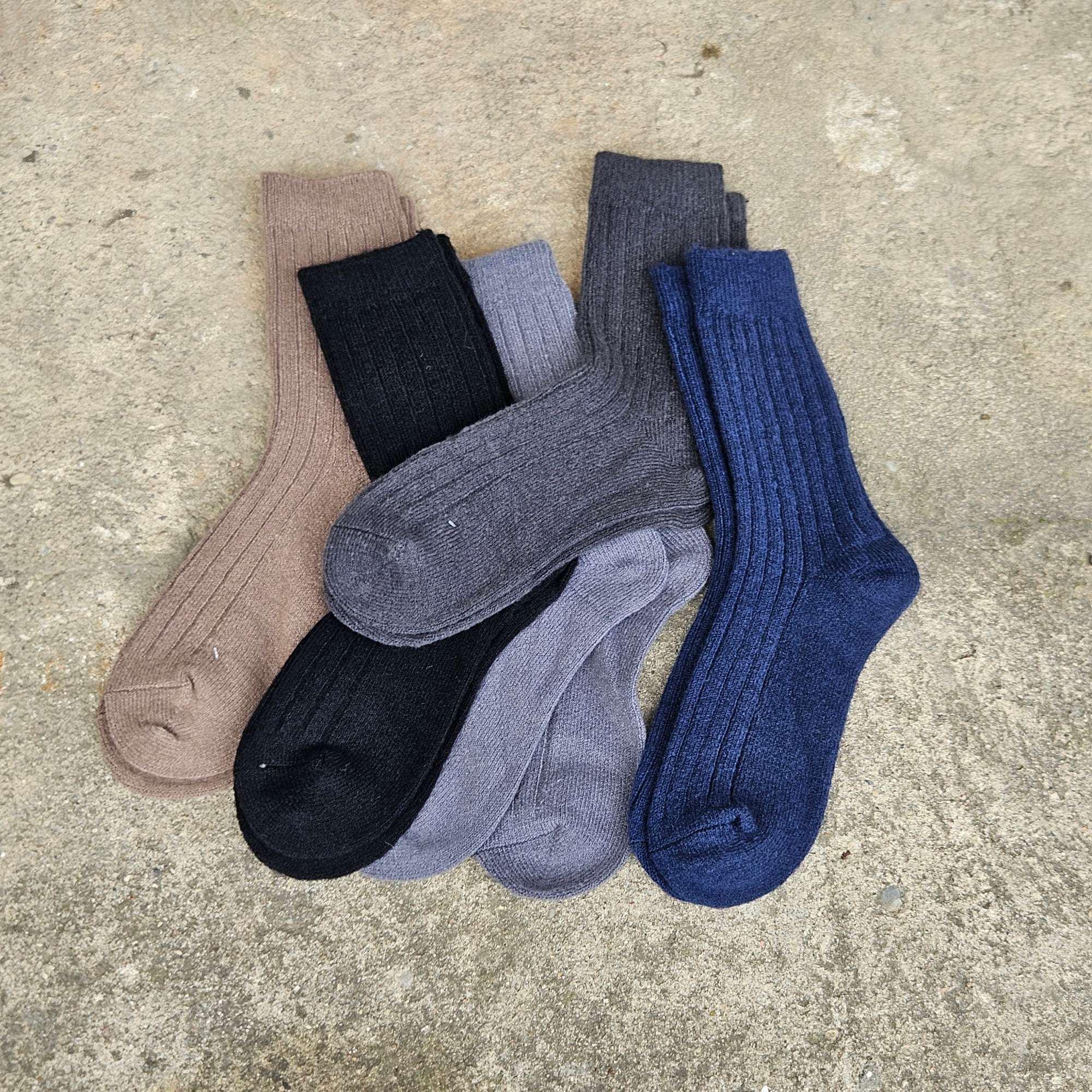 Alpaca Wool Socks – Warm Nordic Ankle Socks Unisex With Reinforced Arch Support
