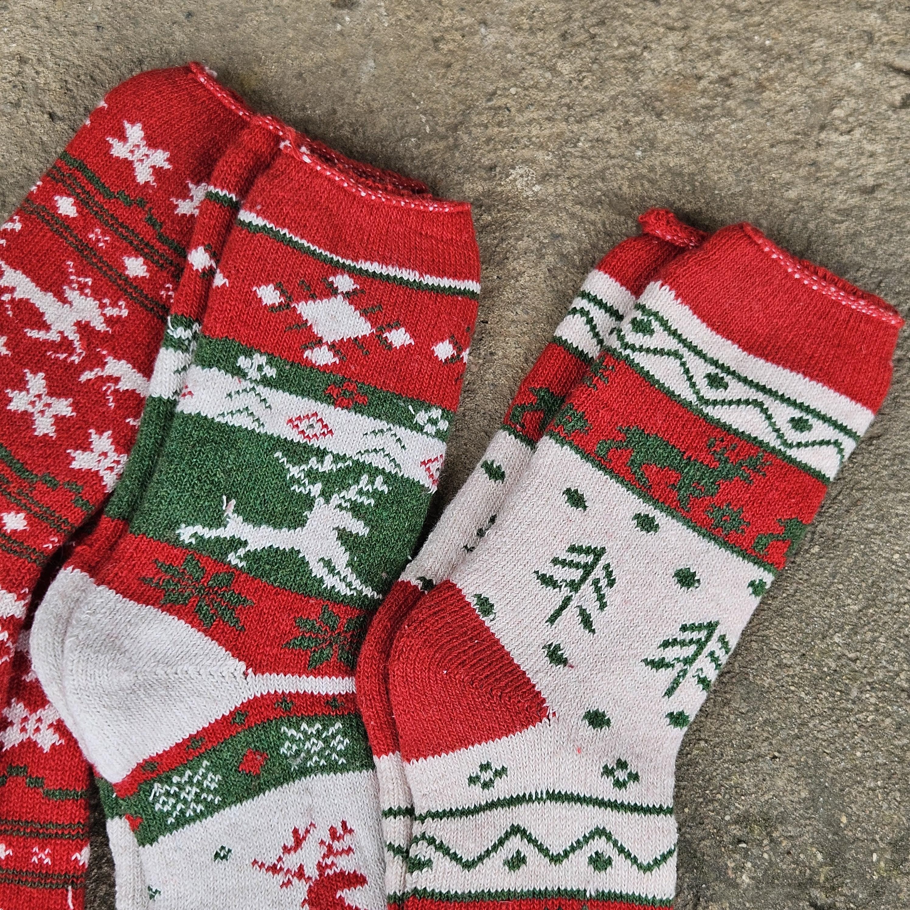 Alpaca Wool Socks - Nordic Christmas Warm Ankle Socks With Reinforced Arch Support