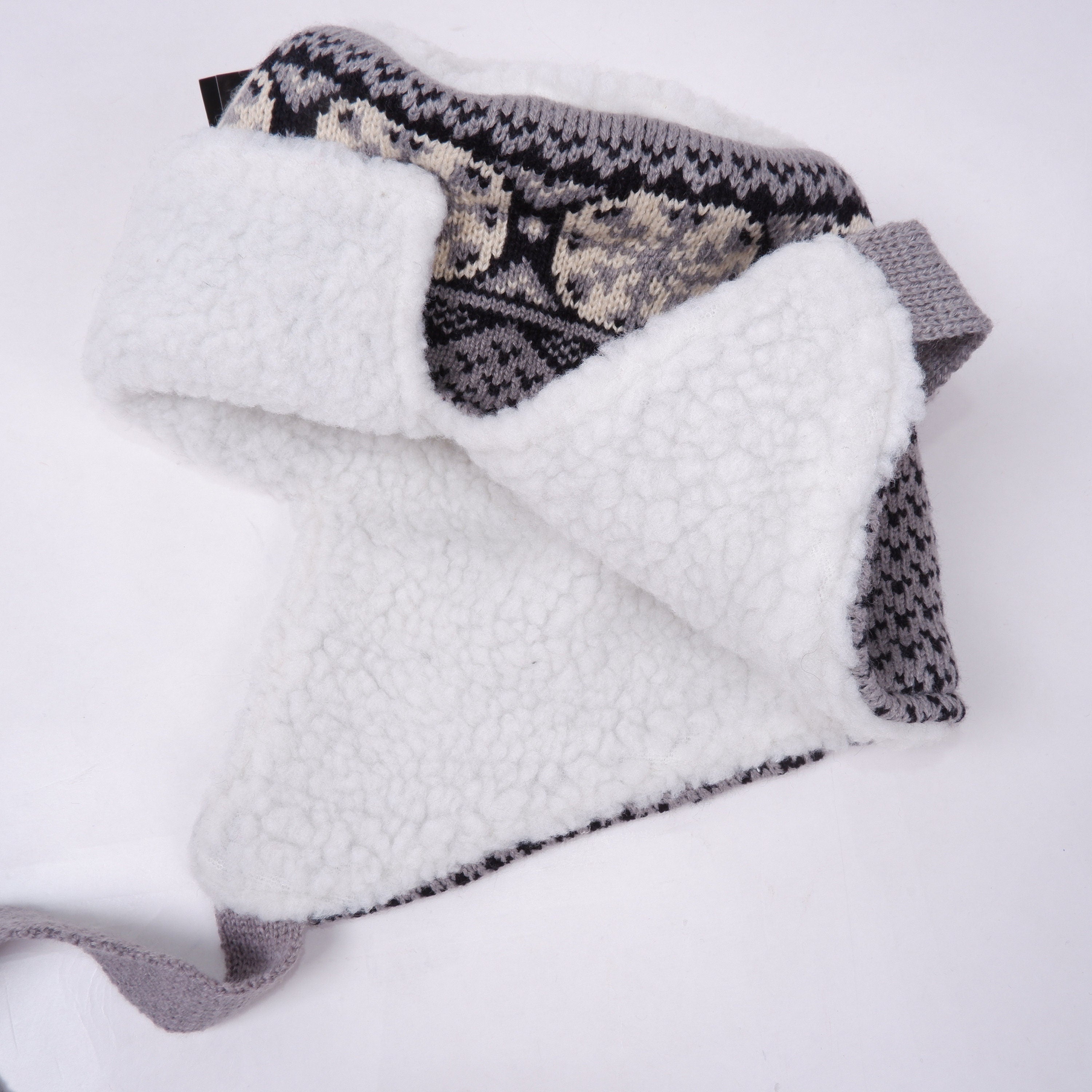 Wool Trapper Hat – Warm Winter Aviator Hat With Faux Fur Lining & Earflaps