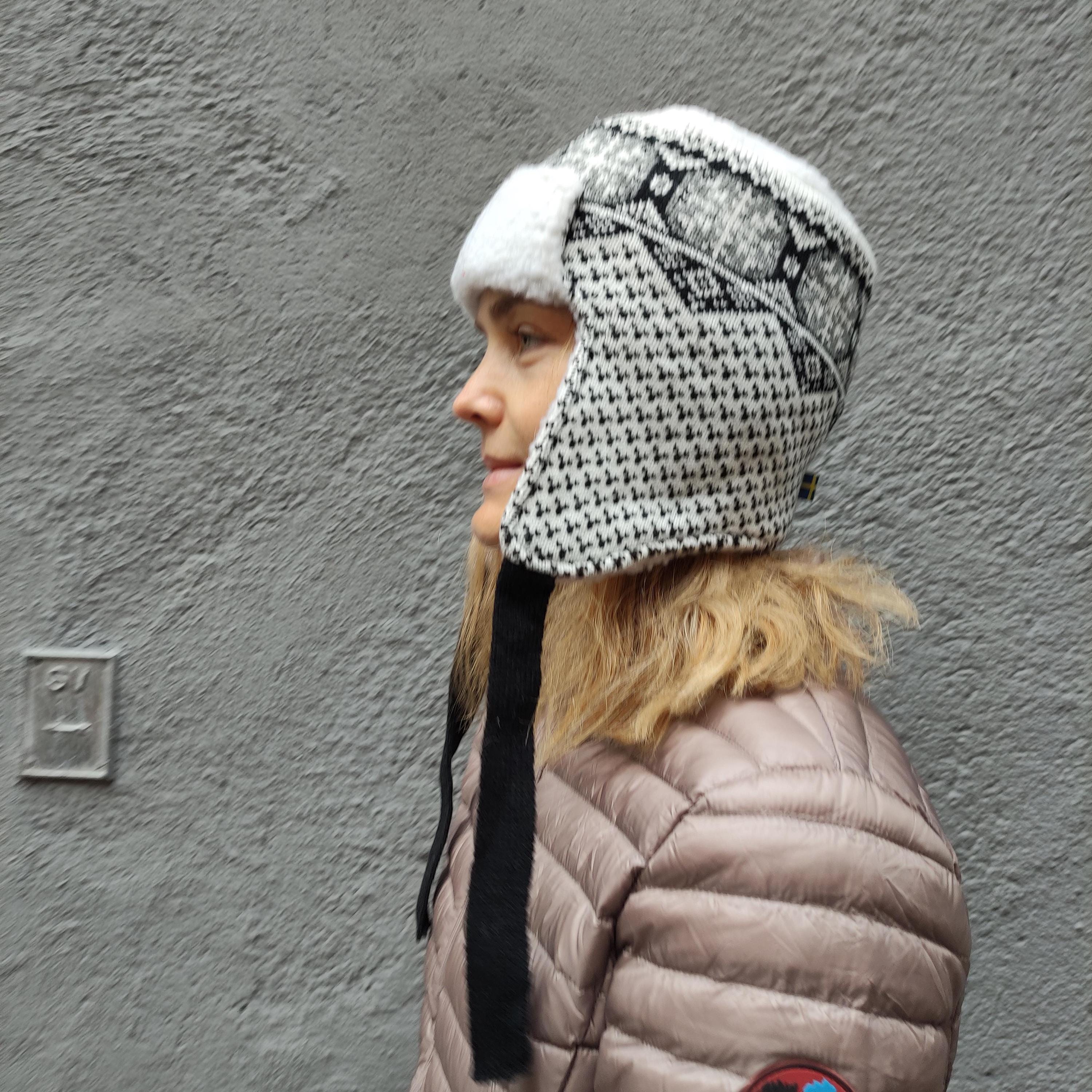 Wool Trapper Hat – Warm Winter Aviator Hat With Faux Fur Lining & Earflaps