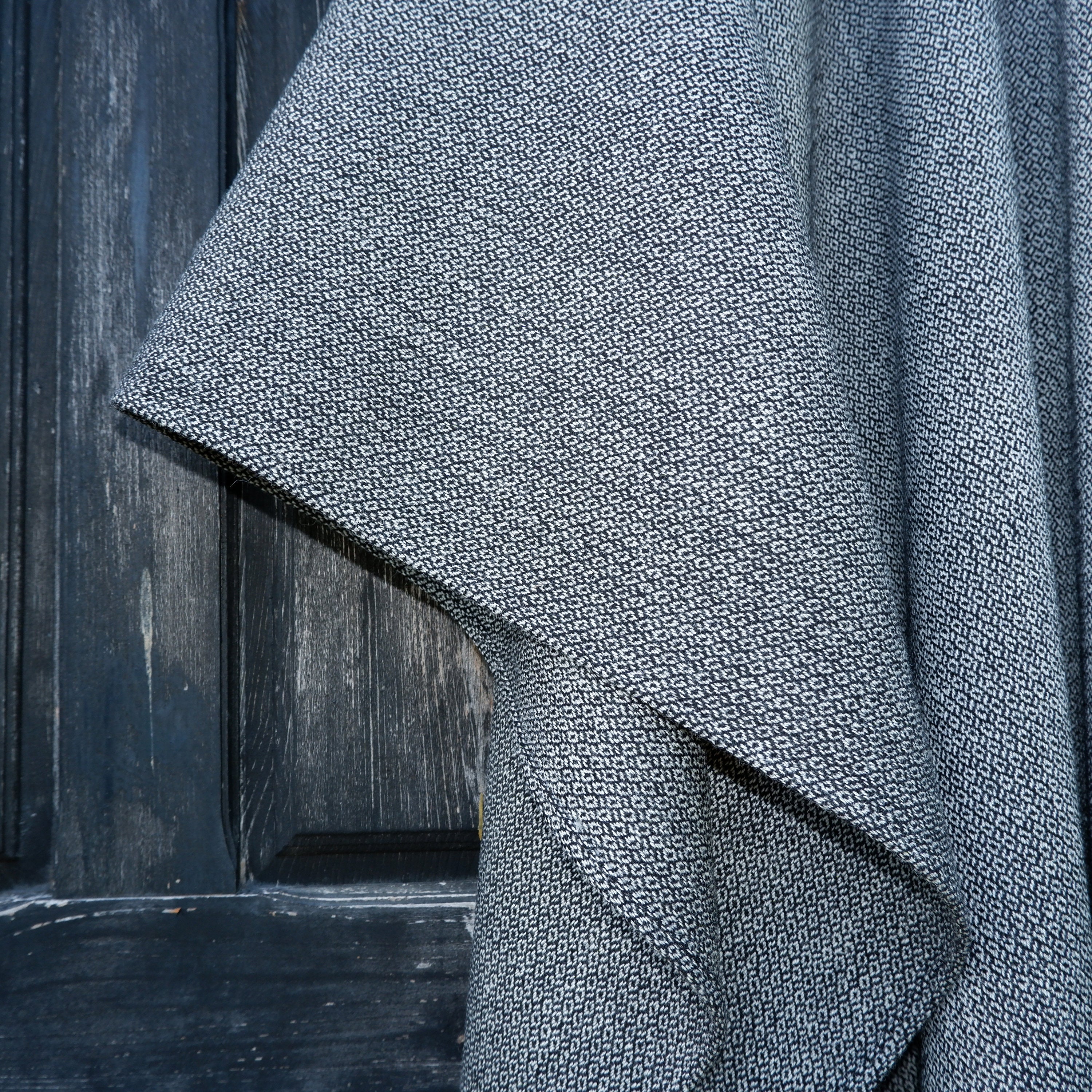 Wool Poncho - Unisex Ruana Cape | Grey Wool Blanket Hooded Shawl Cloak