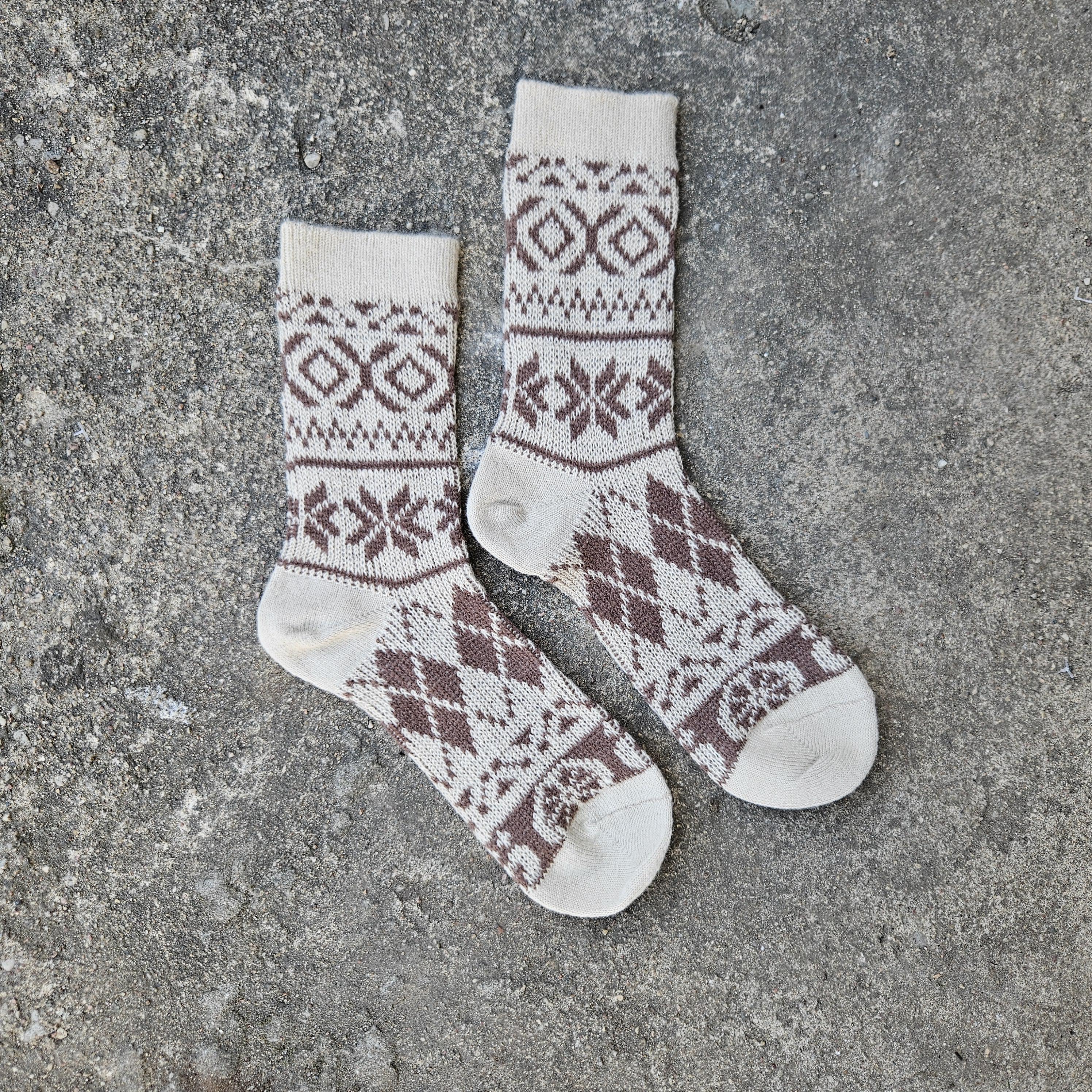 Alpaca Wool Socks - Warm Thick Winter Ankle Socks Unisex with Reinforced Arch Support