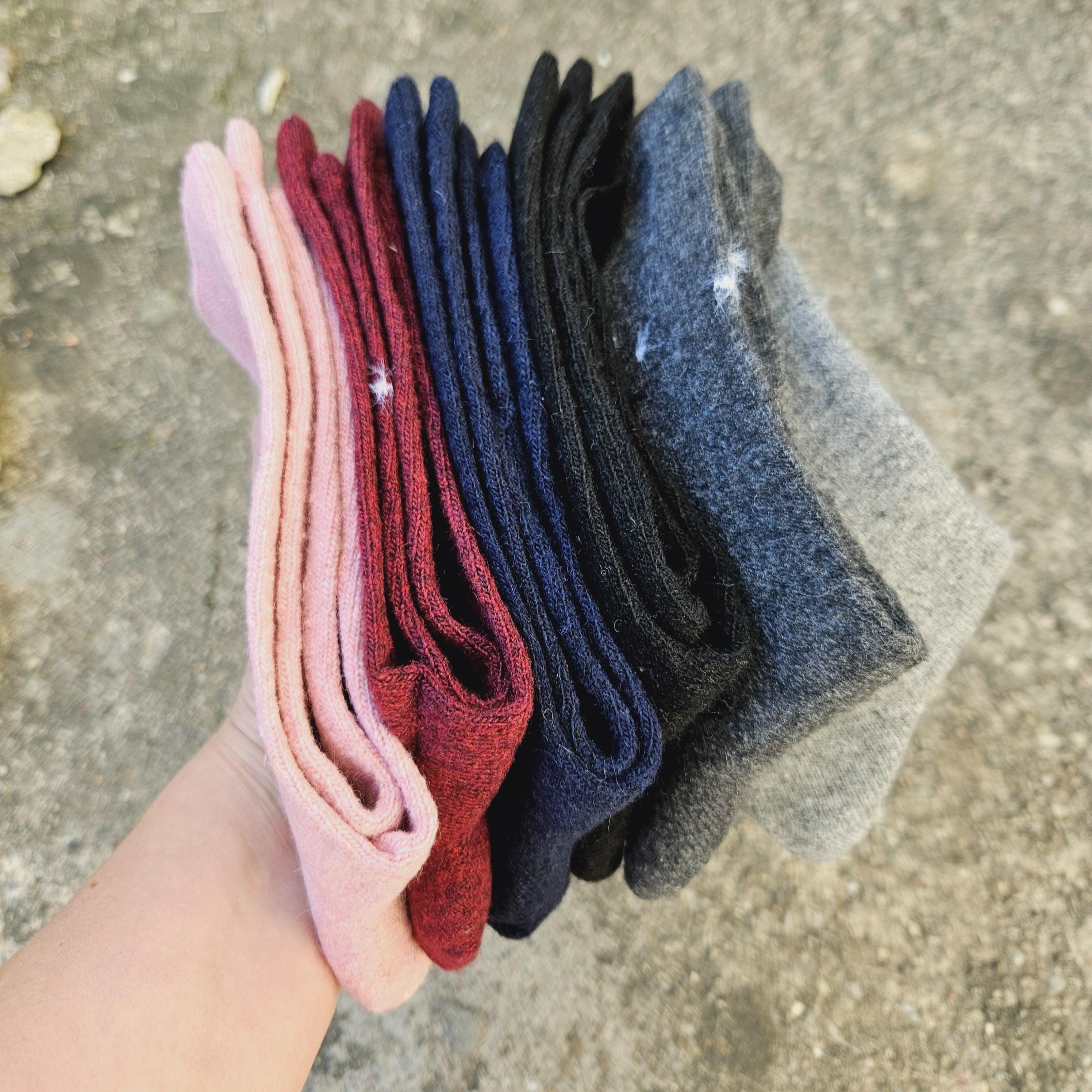 Thin Merino Wool Socks – Nordic Warm Cozy Reindeer Socks | Size EUR 35-42