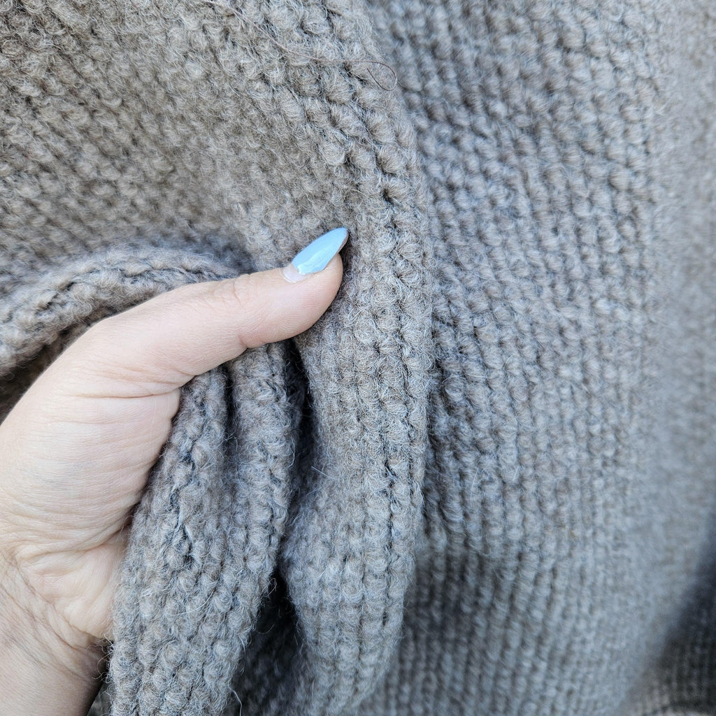 Wool Blanket Poncho – Hooded Wool Cape | Comfortable Outdoor Cape, Unisex