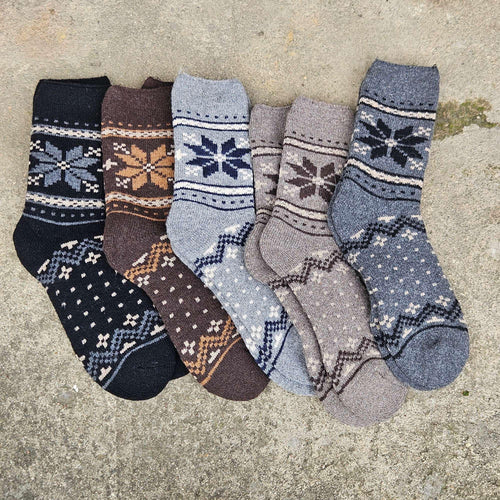 Alpaca Wool Socks – Warm Nordic Ankle Socks Unisex With Reinforced Arch Support