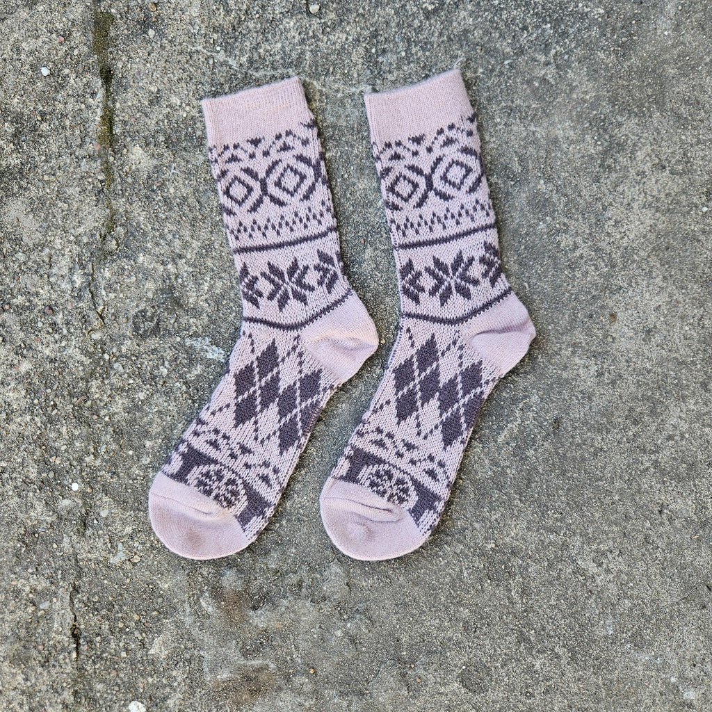 Alpaca Wool Socks – Warm Thick Winter Ankle Socks Unisex With Reinforced Arch Support
