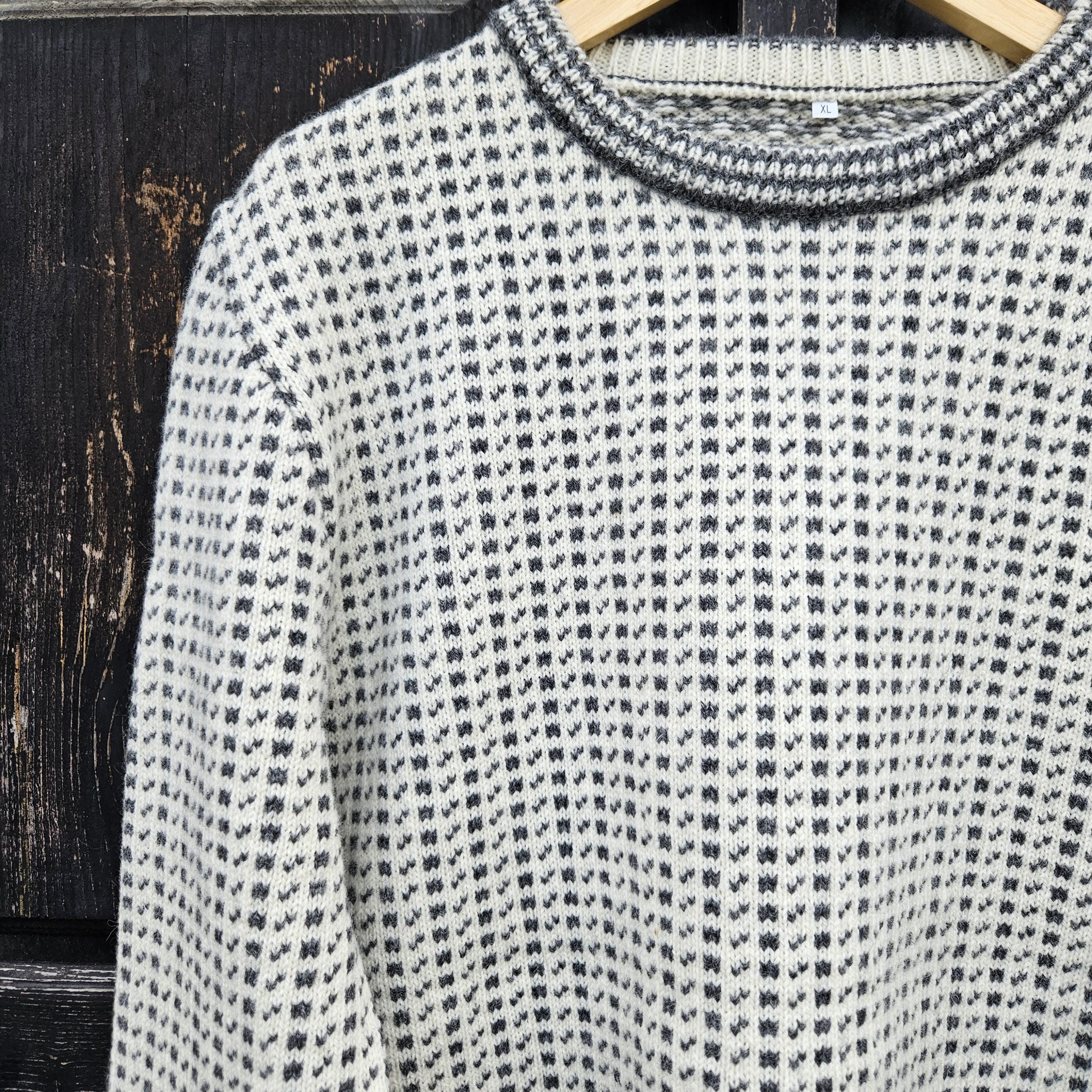 Swedish wool pullover jumper Unisex -100% wool Knit Swedish Norwegian Fisherman - Unisex Men women Winter knitwear pullover Sweater Sailor