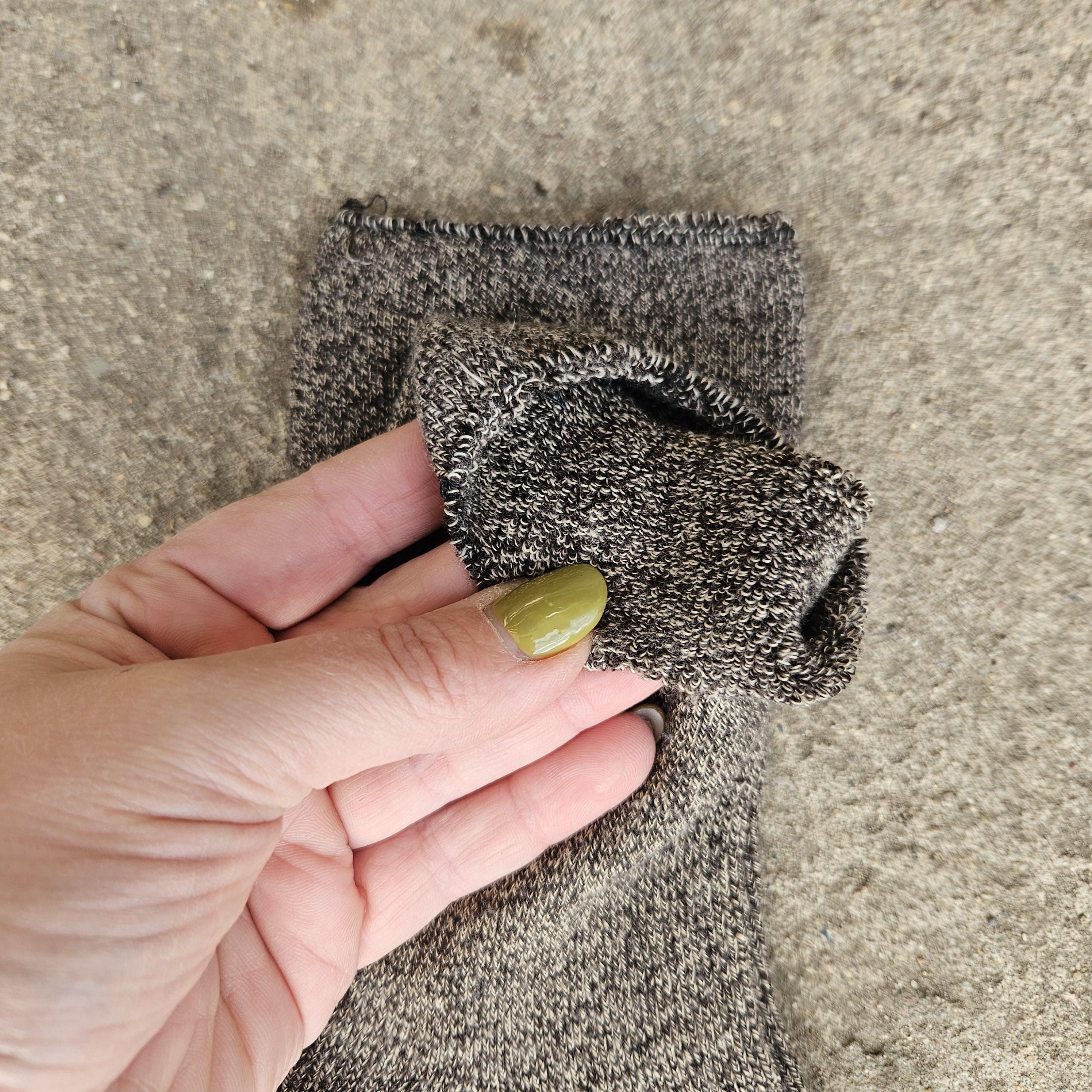 Thicker Merino Wool Socks - Diabetic Non-Binding Top Warm Ankle Socks for Swollen Ankles