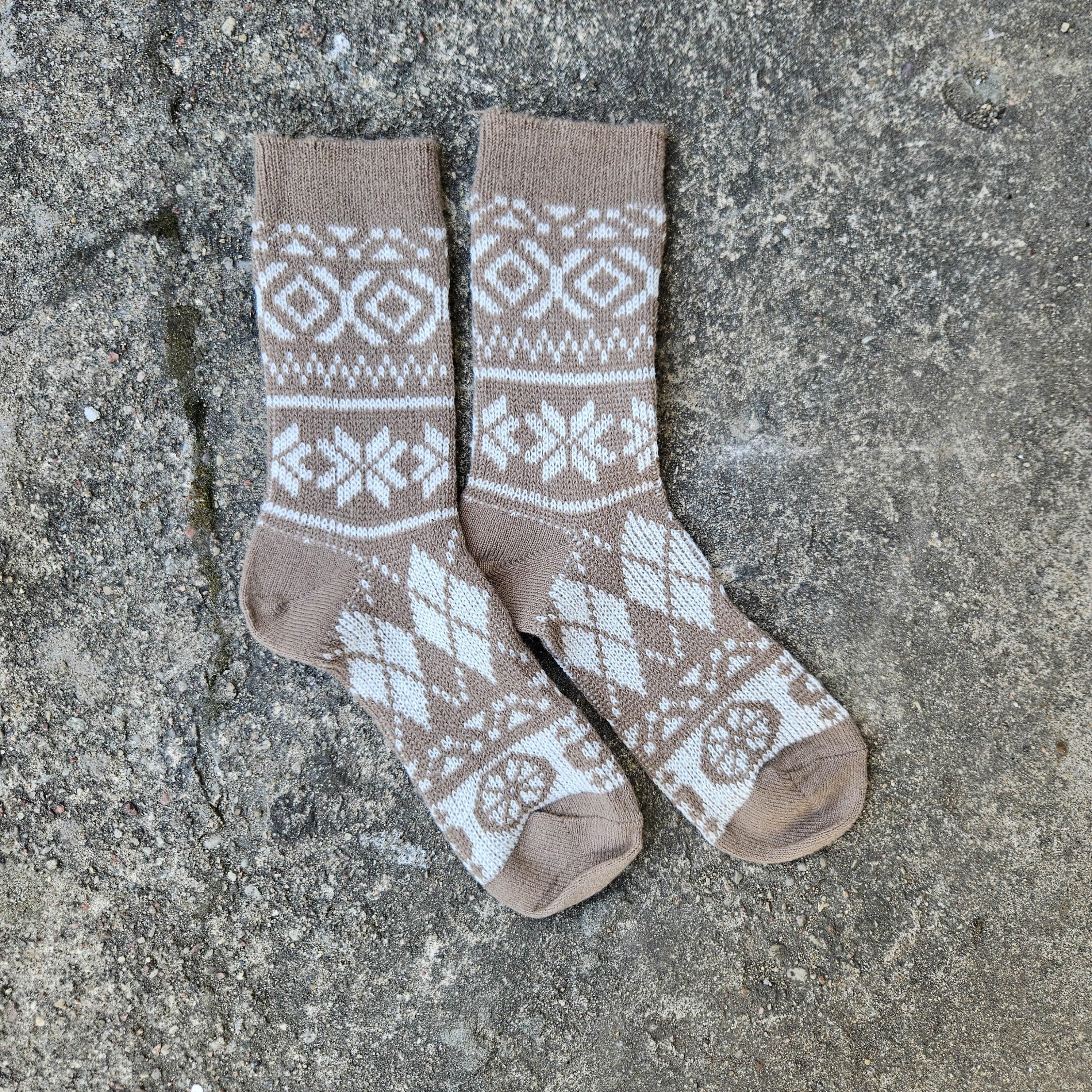 Alpaca Wool Socks – Warm Thermal Ankle Socks with Reinforced Arch Support for Men & Women