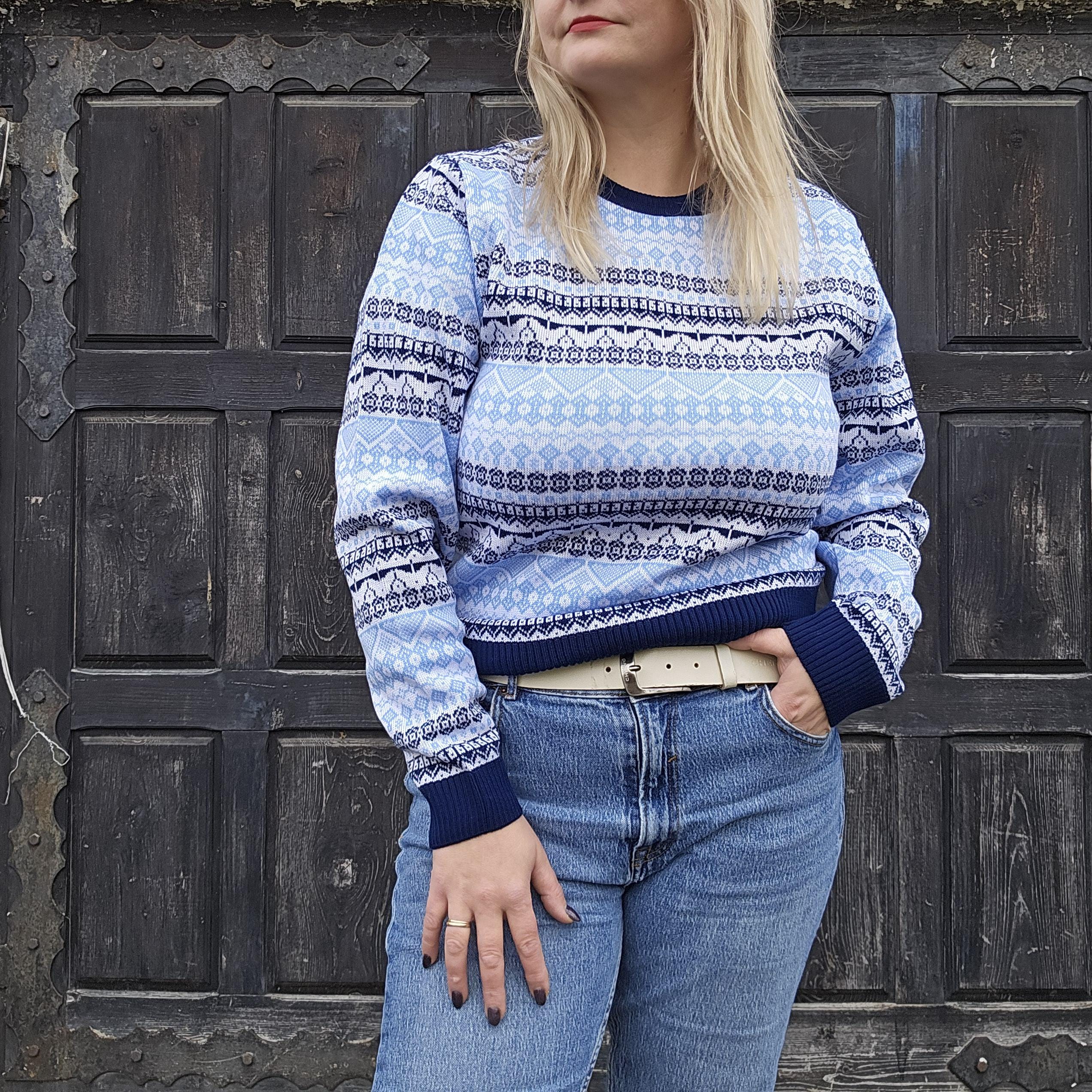 Scandinavian Wool Jumper - Lightweight Nordic Knitwear Pullover | Organic Warm Winter Sweater