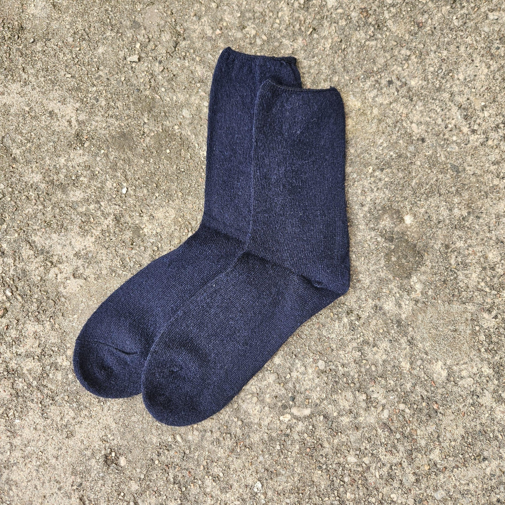 Merino Wool Socks - Warm Ankle Socks With Diabetic Non Binding Top For Edema