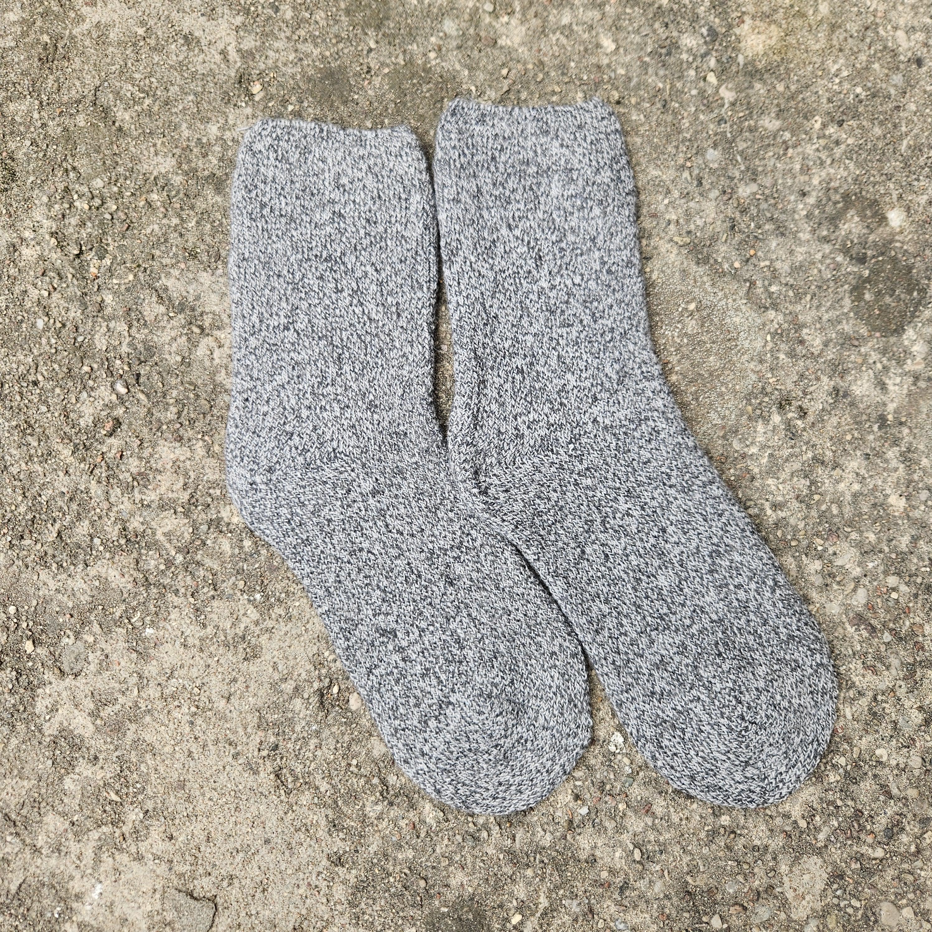 Alpaca Wool Socks – Thick Non Binding Ankle Socks for Swollen Feet & Diabetic Relief
