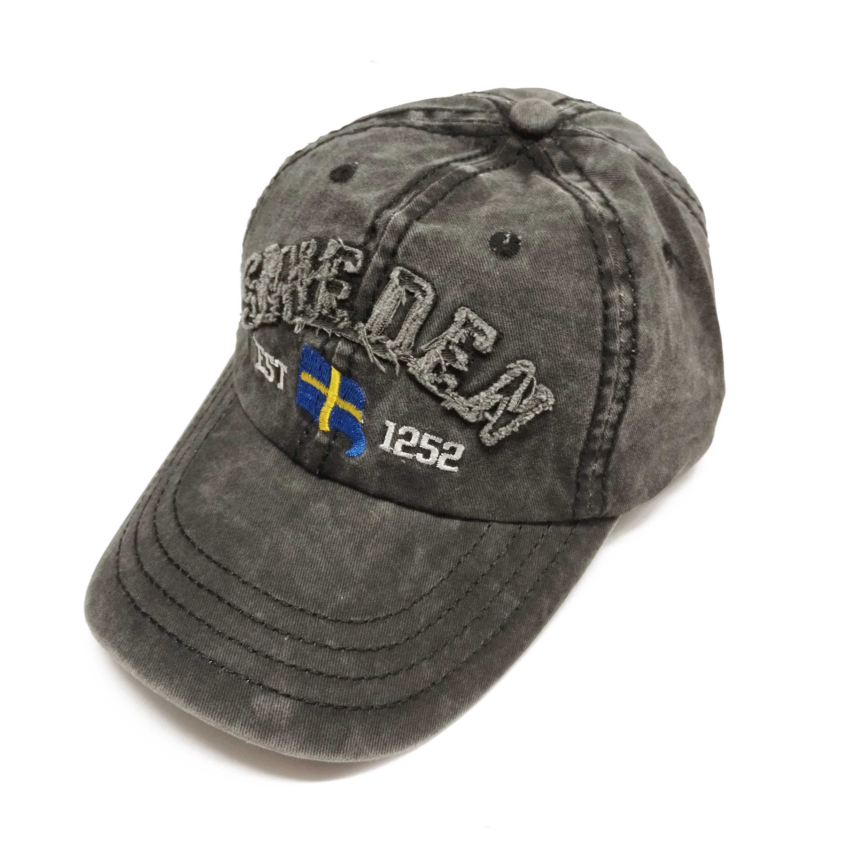 Sweden Flag Hat – Adjustable Strap Cotton Twill Swedish Cap For Holidays
