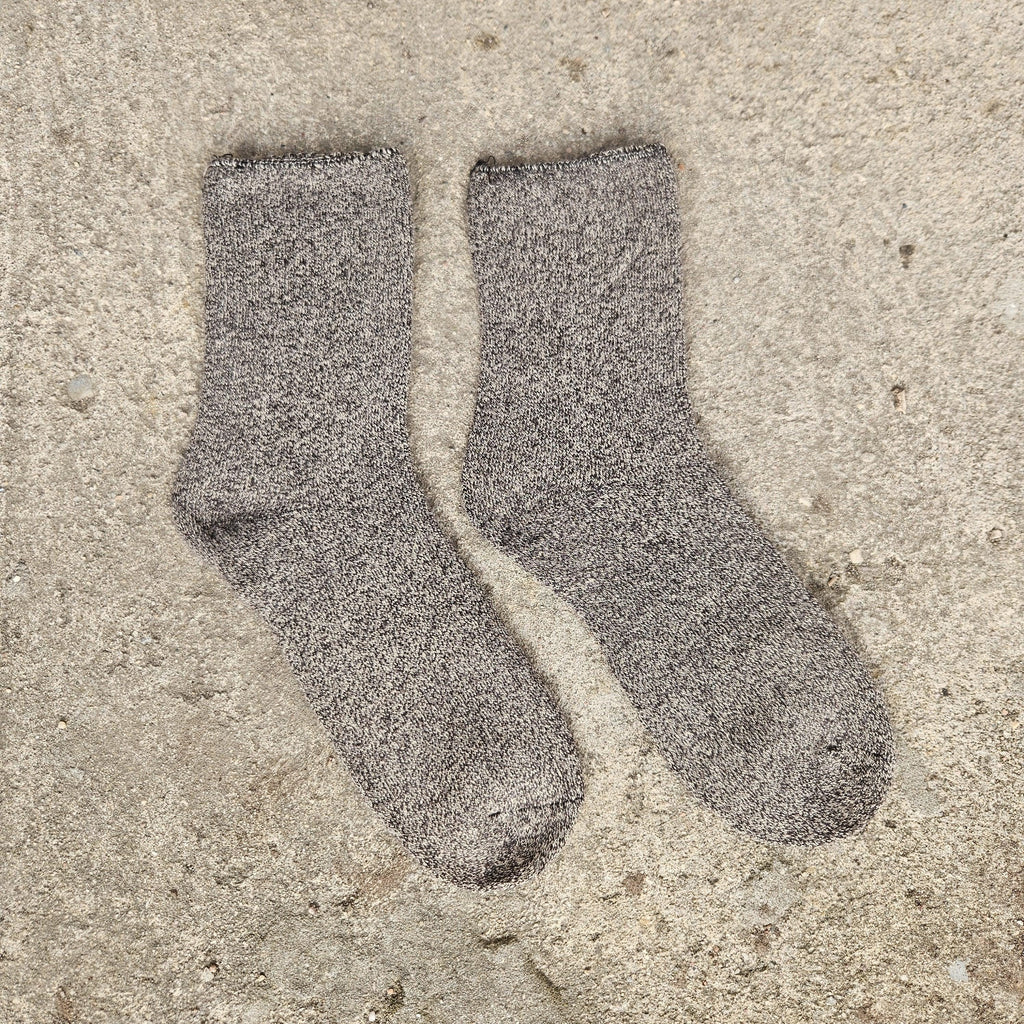 thicker MERINO WOOL Socks gray Diabetic - Size EUR 39-46 Nordic warm ankle socks for men or women Unisex Diabetic Wide Non-Binding Top