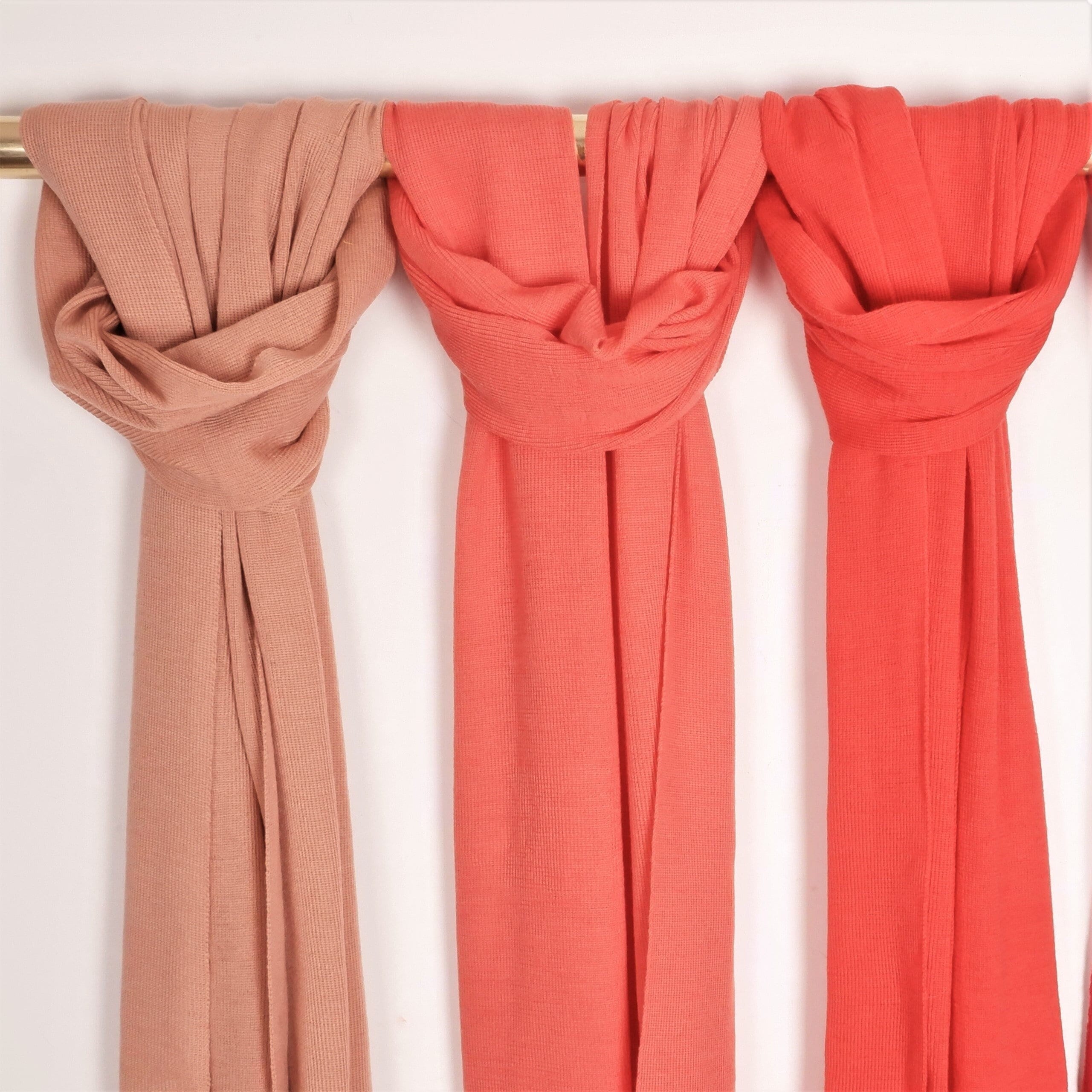 Merino Wool Scarf - Lightweight, Soft Warm Scarf | Machine Washable Pink Wool Accessory