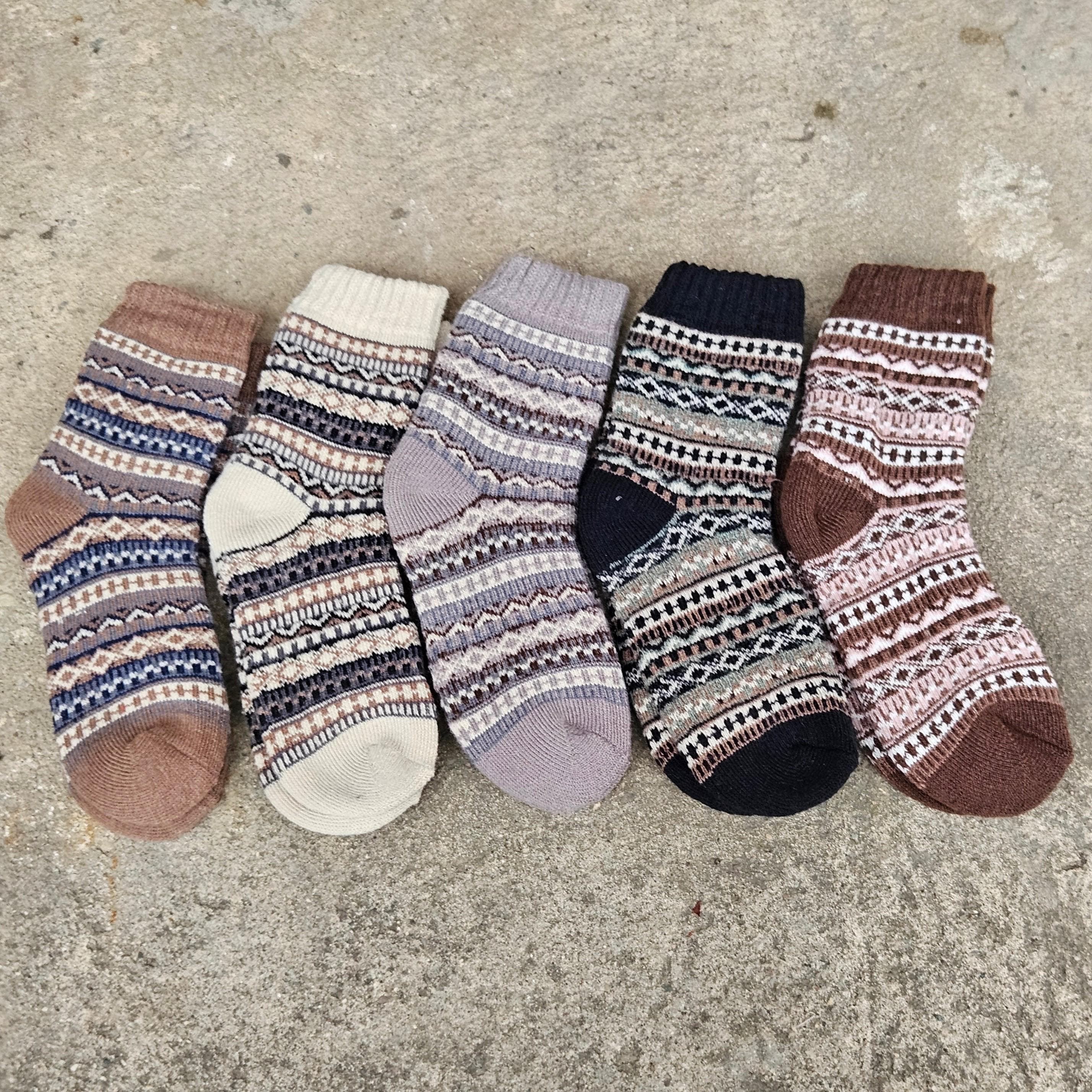 KIDS ALPACA wool Socks Nordic Visby gray navy brown beige  - Size EU 20 - 25 - 30 - 30   ankle socks for children Survival Alpaca socks