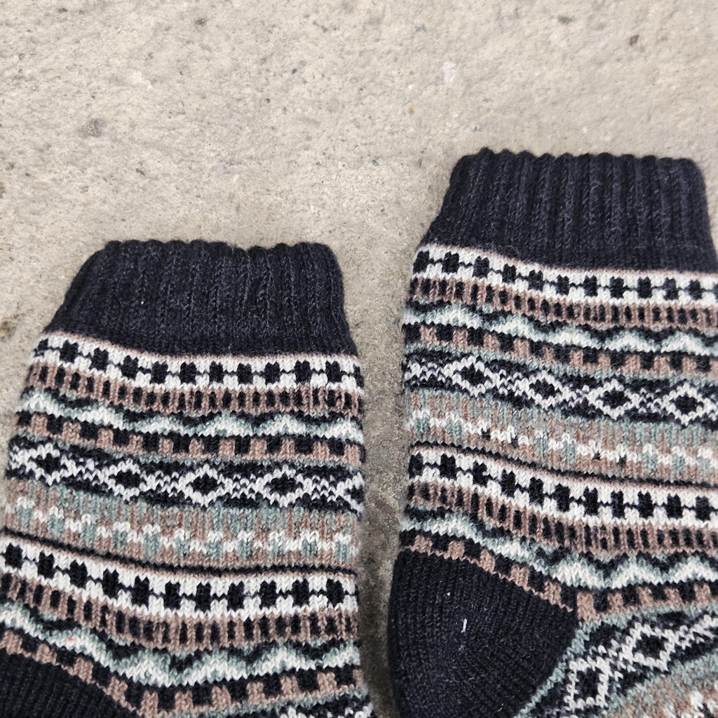 KIDS ALPACA wool Socks Nordic Visby gray navy brown beige  - Size EU 20 - 25 - 30 - 30   ankle socks for children Survival Alpaca socks