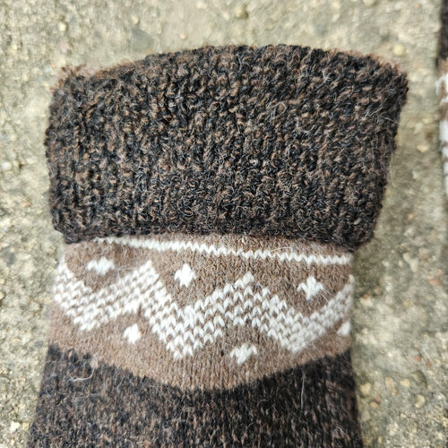 Alpaca Wool Socks – Thick Non Binding Diabetic Socks for Swollen Feet | Warm Winter Comfort