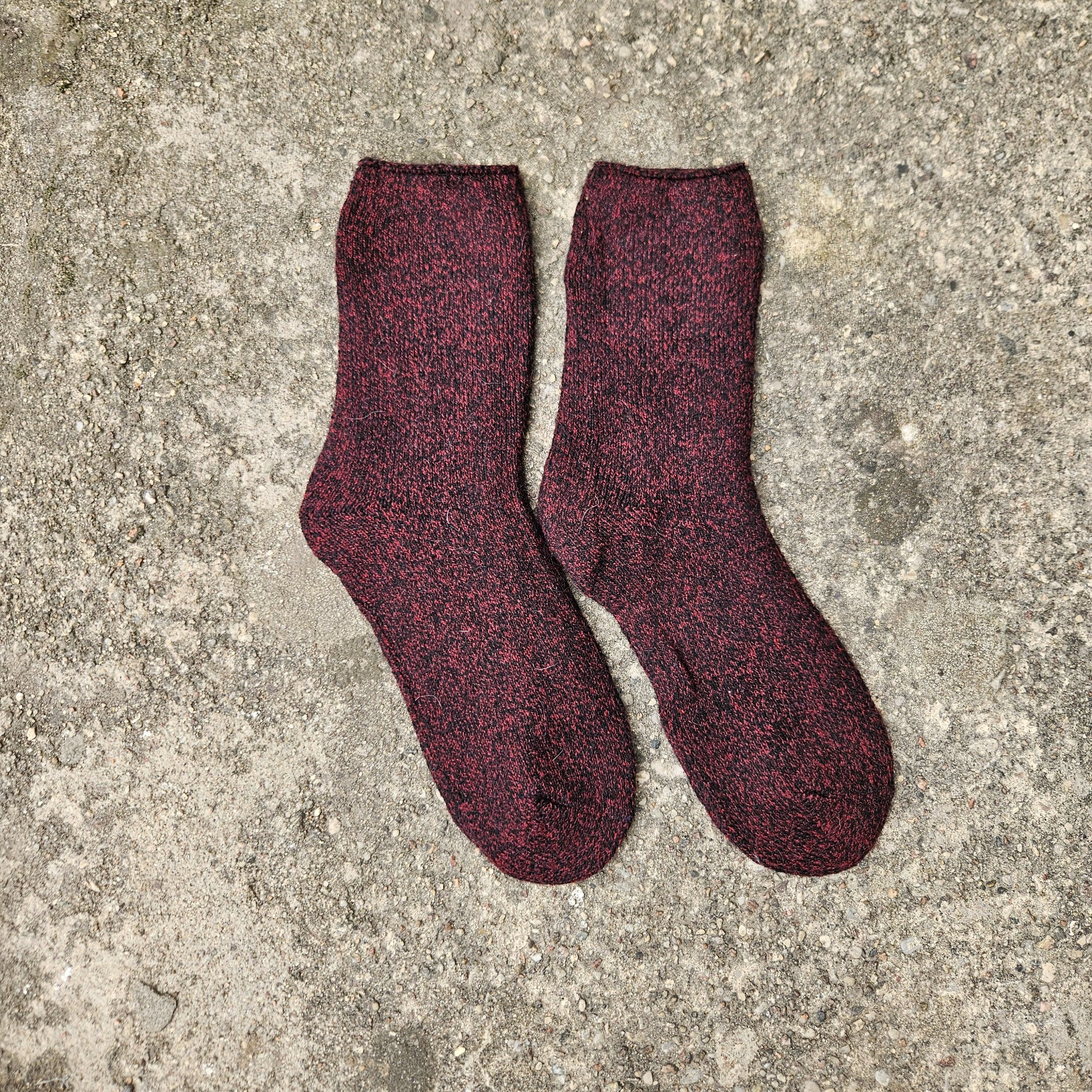 Alpaca Wool Socks – Thick Soft Non Binding Top | Wide Ankle Socks For Diabetic Swollen Feet