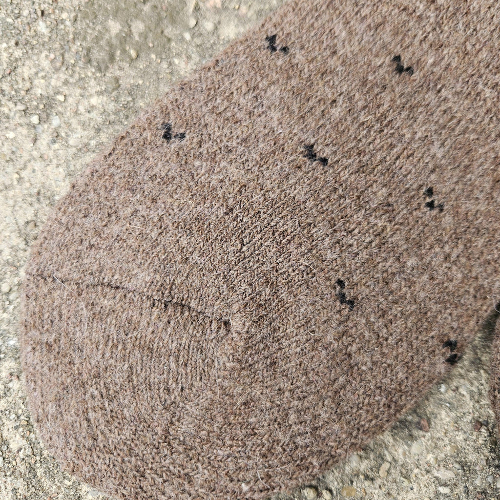 Alpaca Wool Socks – Thick Non Binding Diabetic Socks With Nordic Reindeer Design