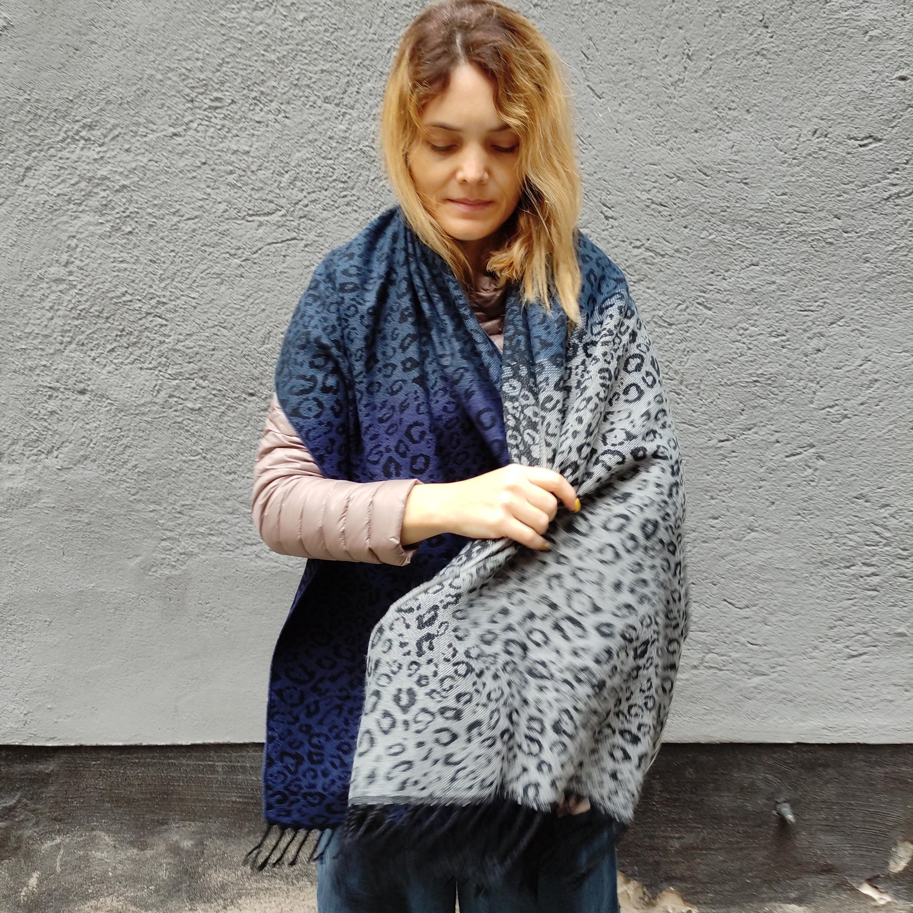 Lambswool Wrap Shawl, frindged Shawl Ruana, Wool Wrap Ladies Poncho Women, Oversized Scarf, Bridal Lambswool Shawl blue black grey red