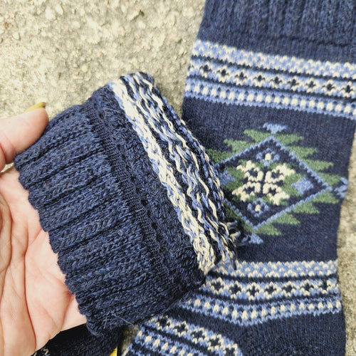 Alpaca Wool Socks | Thick Winter Socks for Men & Women – Soft, Odor Resistant Nordic Style