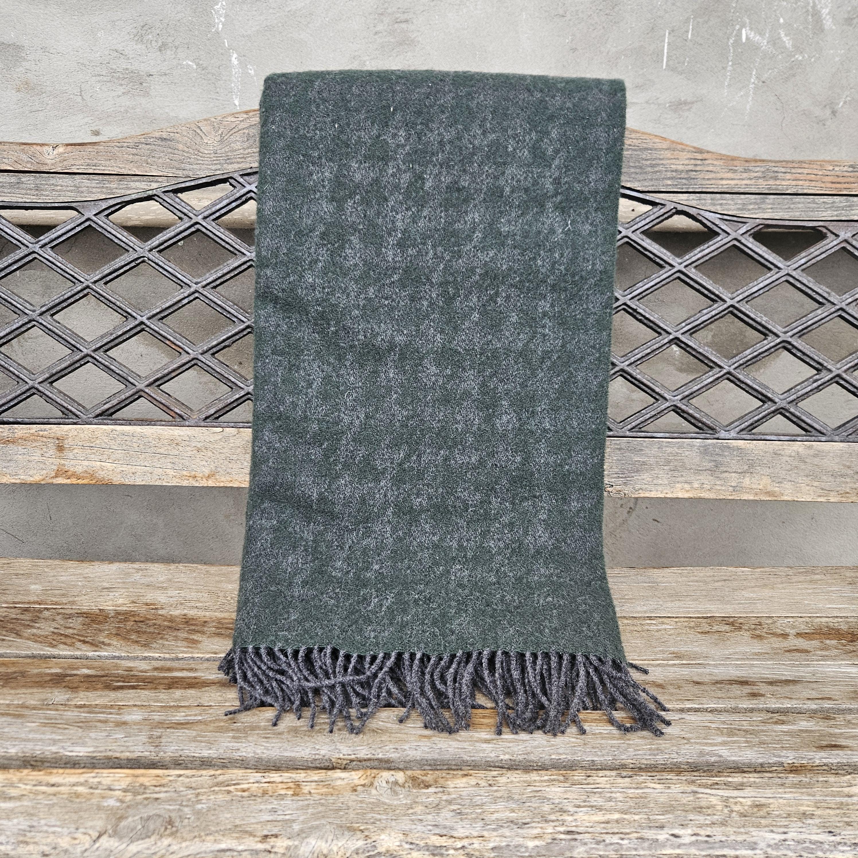 Wool Blanket dogstooth | Scandinavian hygge | Wool Bedspread Sofa Couch Plaid | Warm Thick Blanket Picnic Camping | Housewarming gift