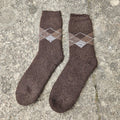 Merino Wool Socks - Thin, Warm, Breathable Classic Brown | Nordic Walking & Hiking