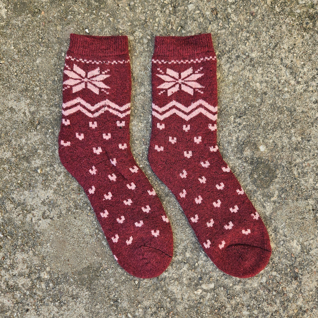 Thicker Merino Wool Socks – Nordic Warm Hiking Socks for Men & Women, Extra Thick